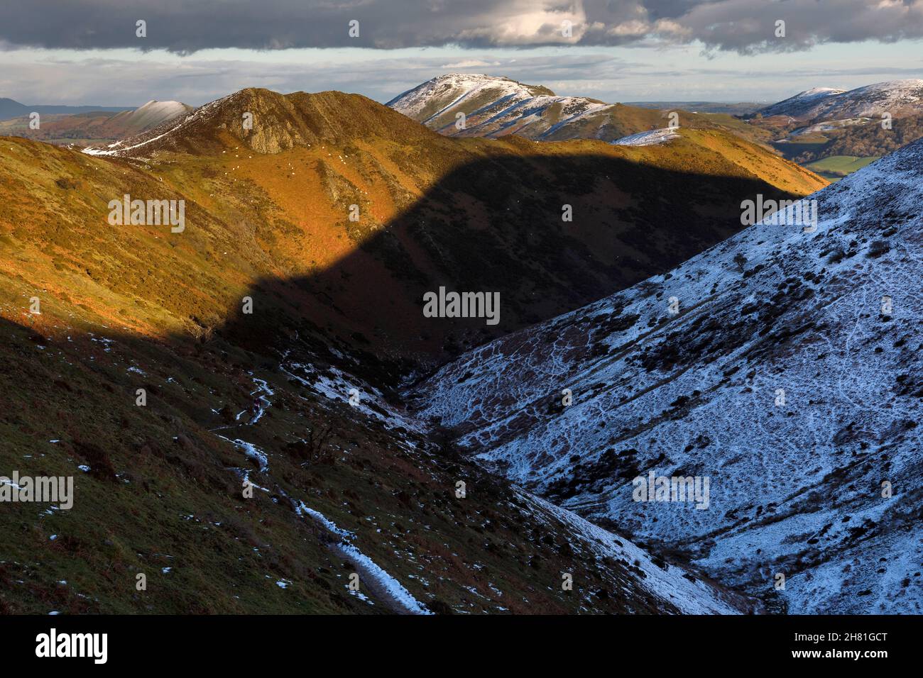 Long Mynd Shropshire, Großbritannien Stockfoto