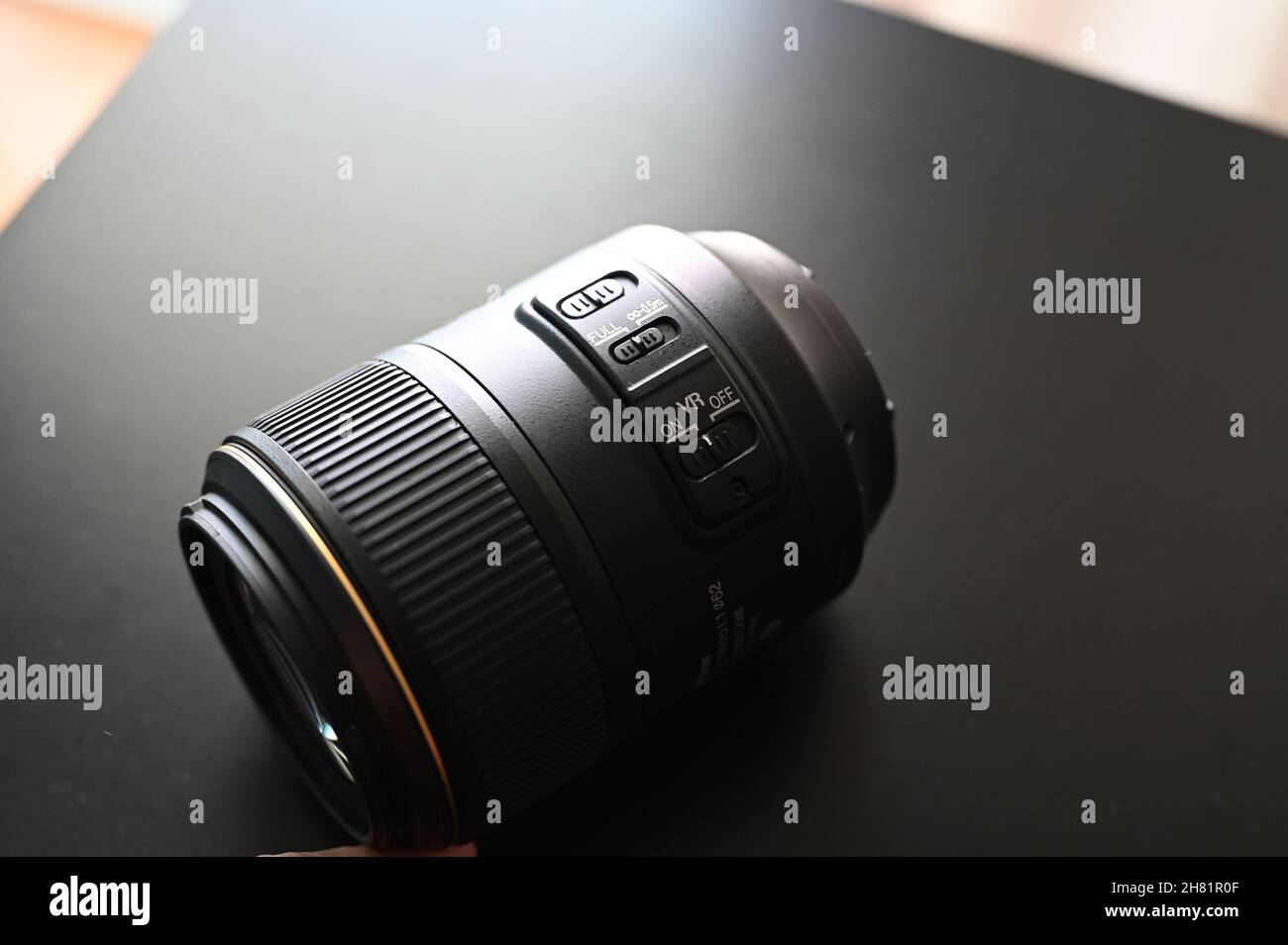 Nikon nikkor Makro-Objektiv f-Mount Stockfoto