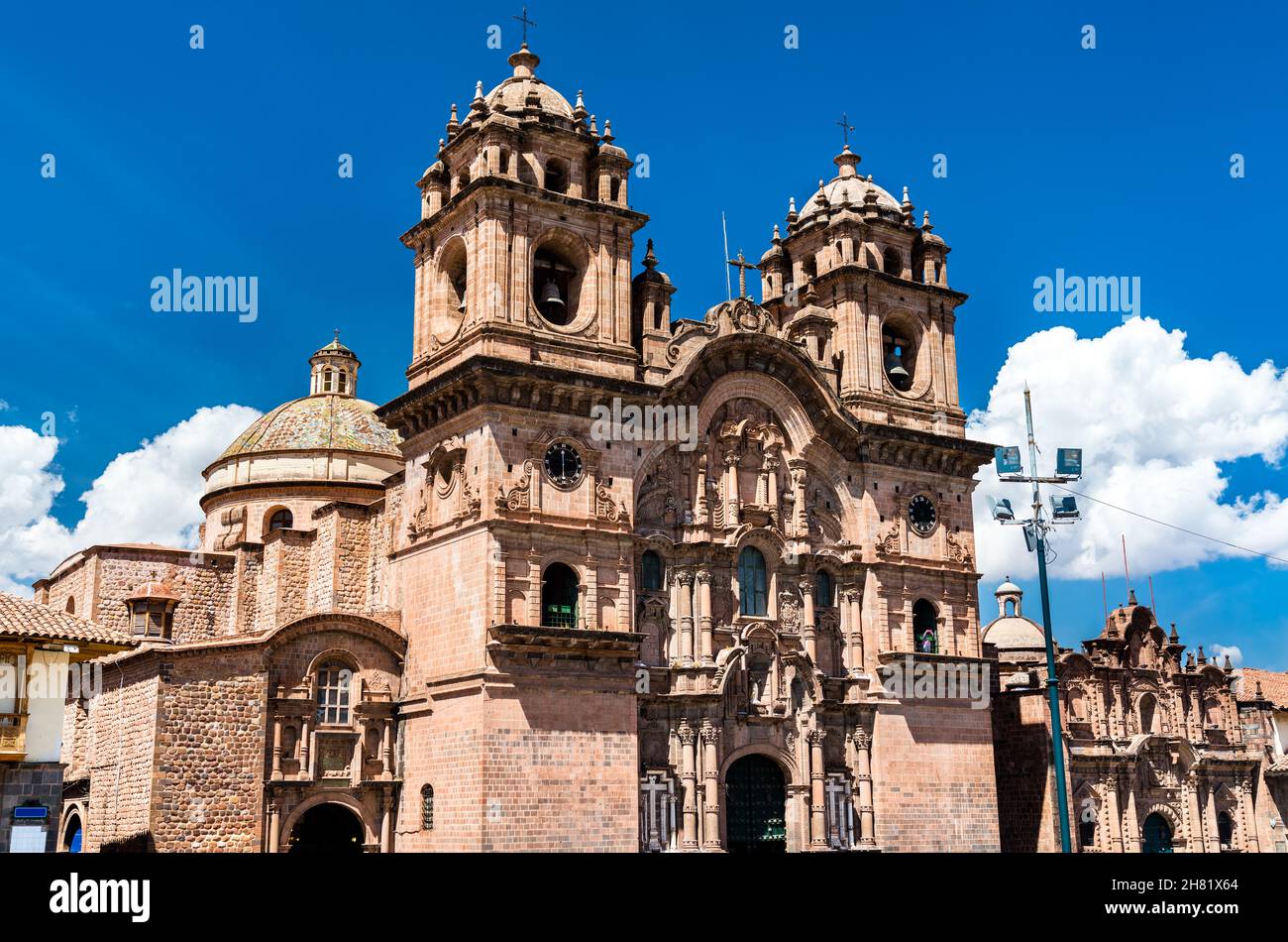 Kirche der Gesellschaft Jesu in Cusco, Peru Stockfoto