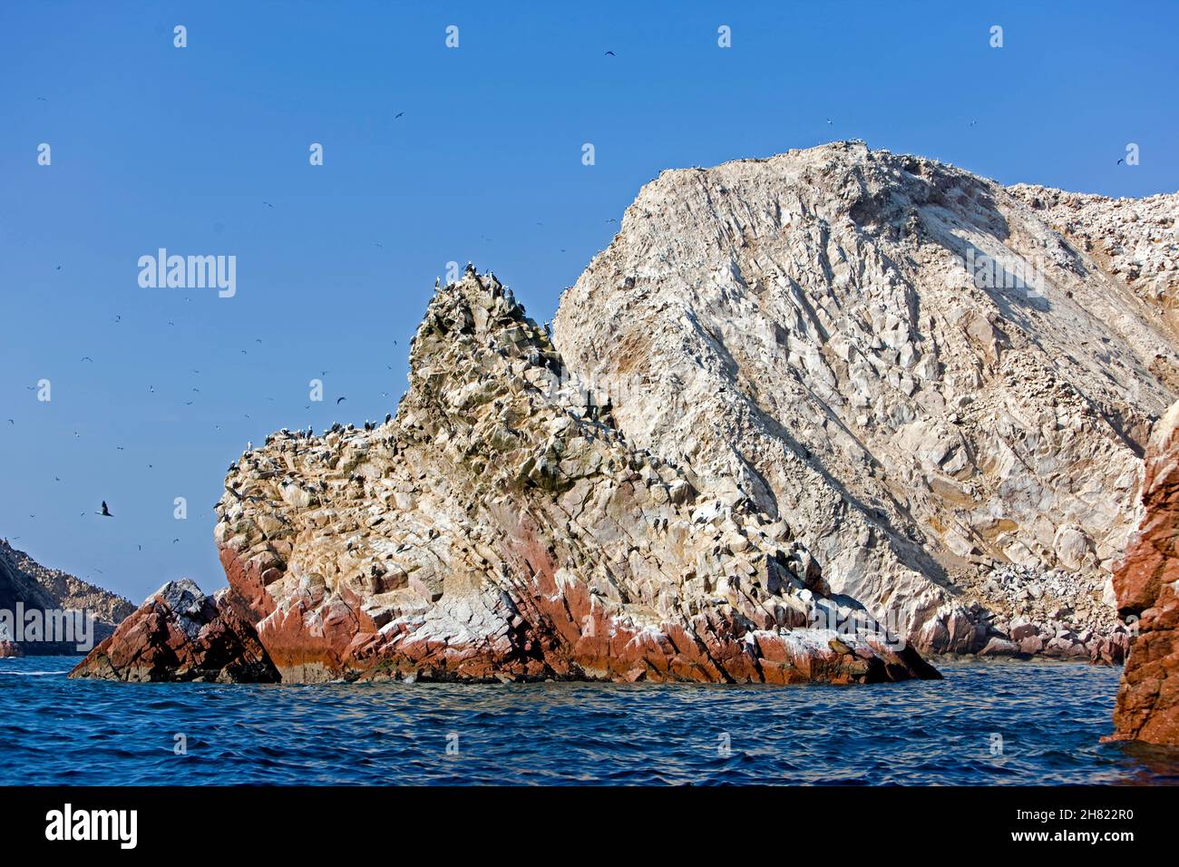 Ballestas Inseln, Paracas-Nationalpark in Peru Stockfoto