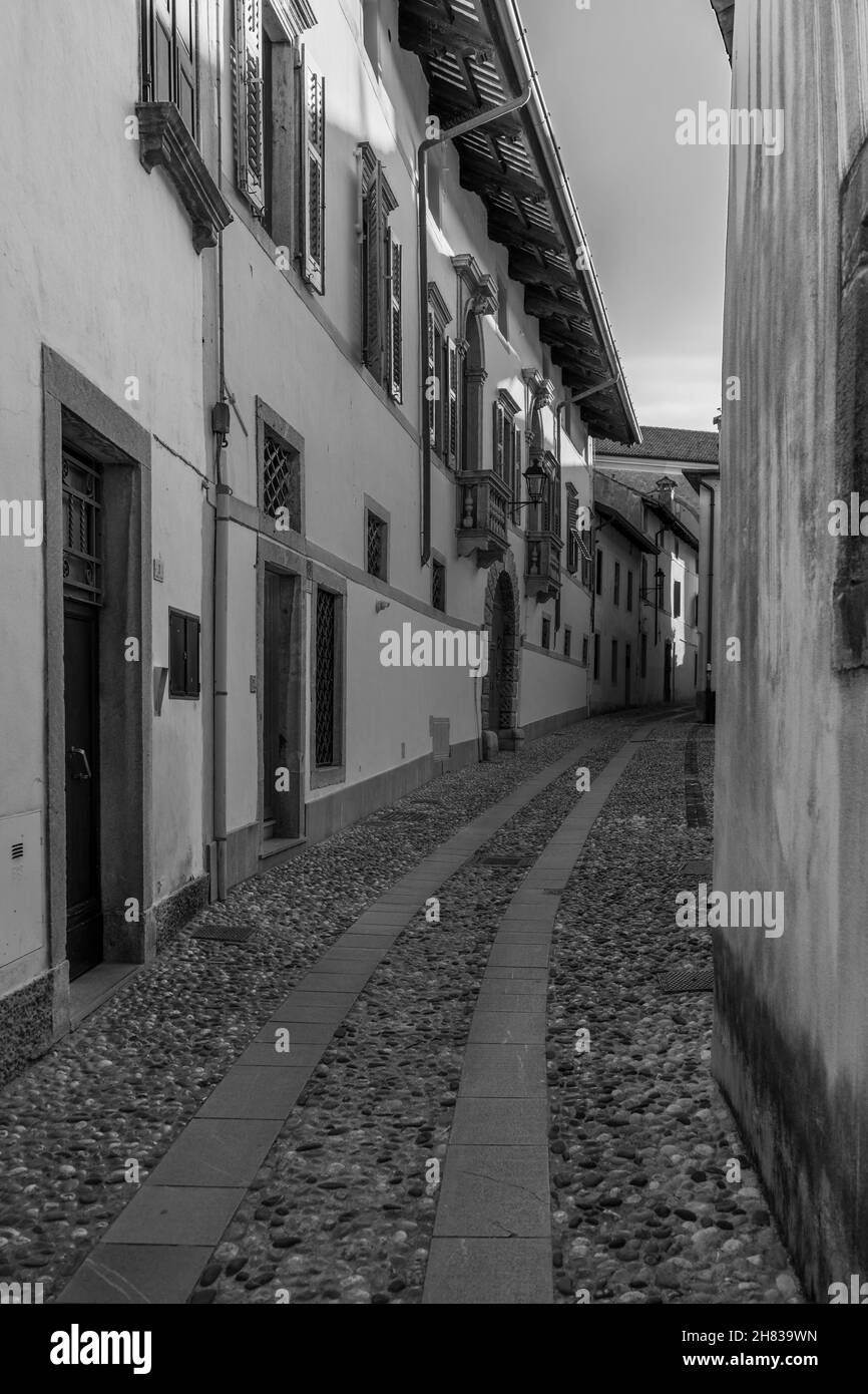 Altes langobardisches historisches Zentrum von Cividale del Friuli Stockfoto