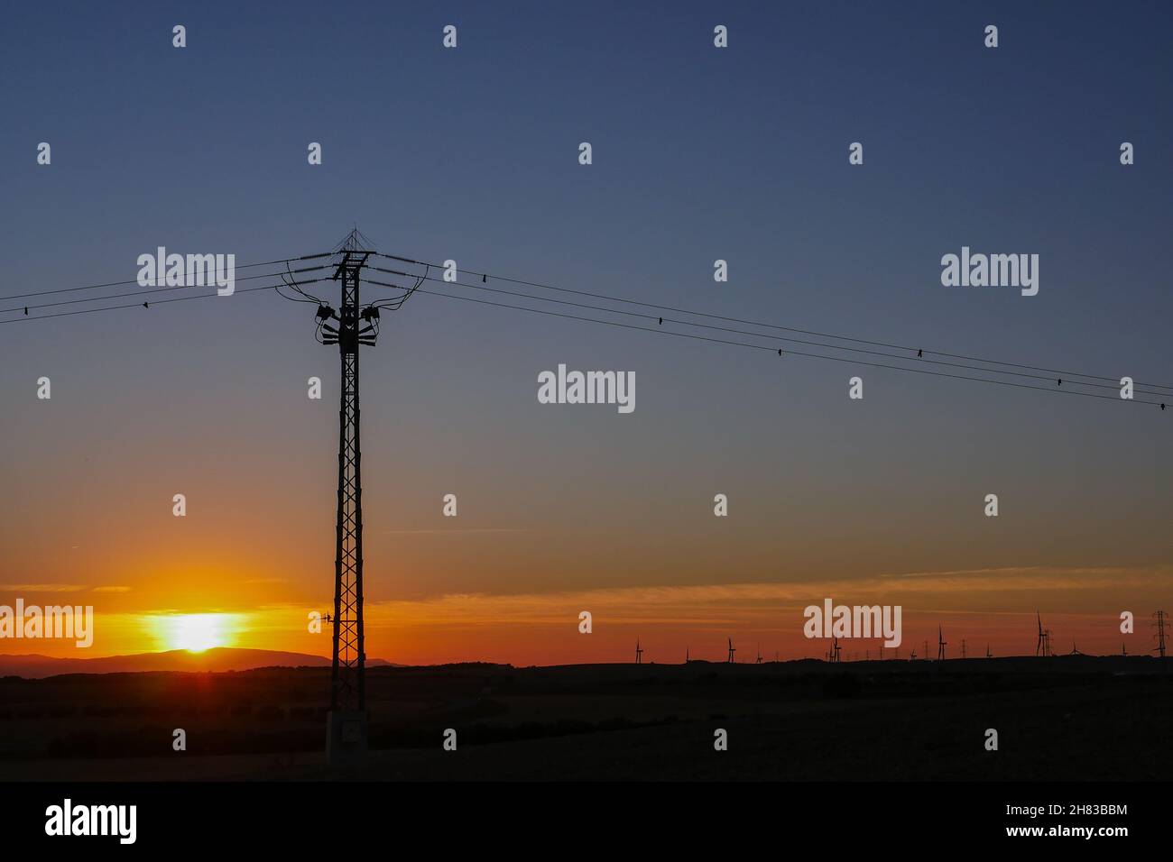 Espagne, Navarra, Arguedas, désert des Bardenas Reales, Parc naturel classé Réserve de Biosphère par l'UNESCO, Castil de tierra, la cheminée de Stockfoto