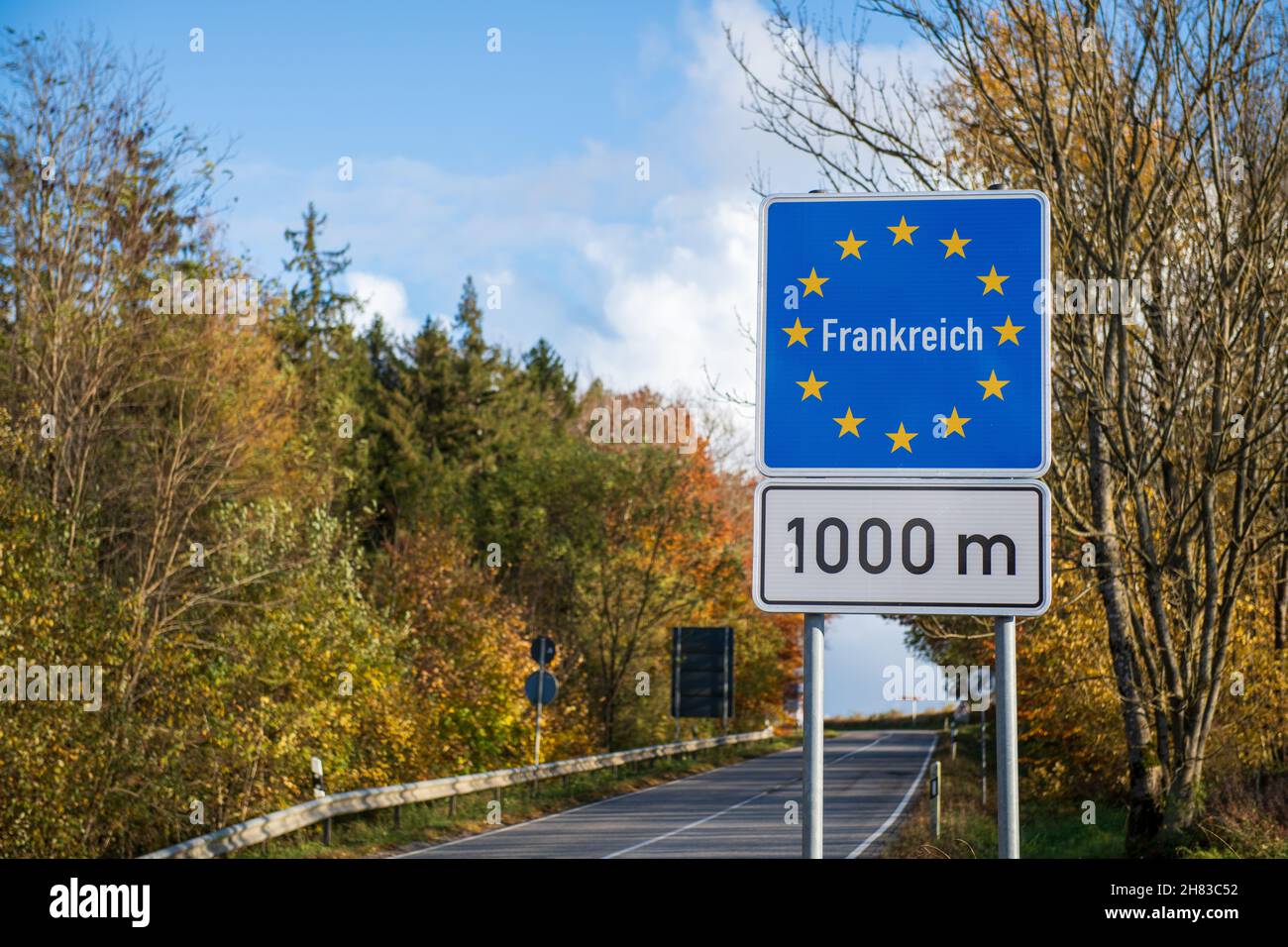 Stilvolle Grenze Zu Frankreich Ebenbild