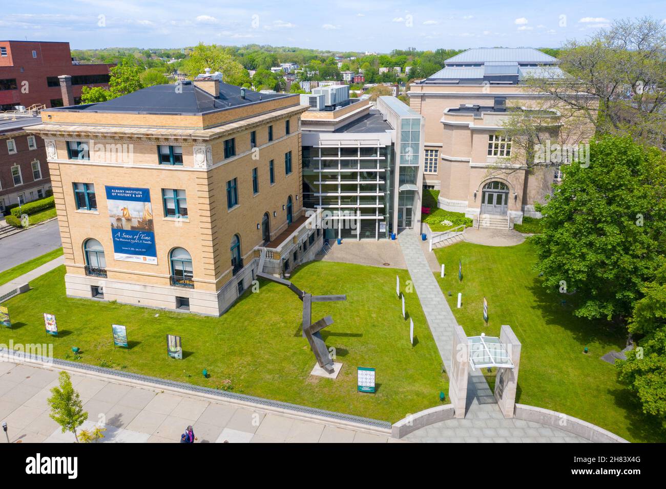 Albany Institute of History and Art, Albany, NY, USA Stockfoto