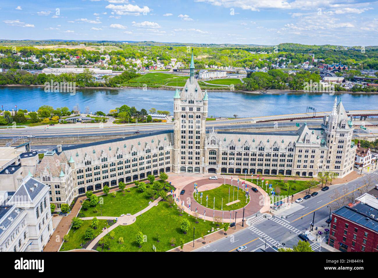 SUNY System Administration Building, Albany, NY, USA Stockfoto