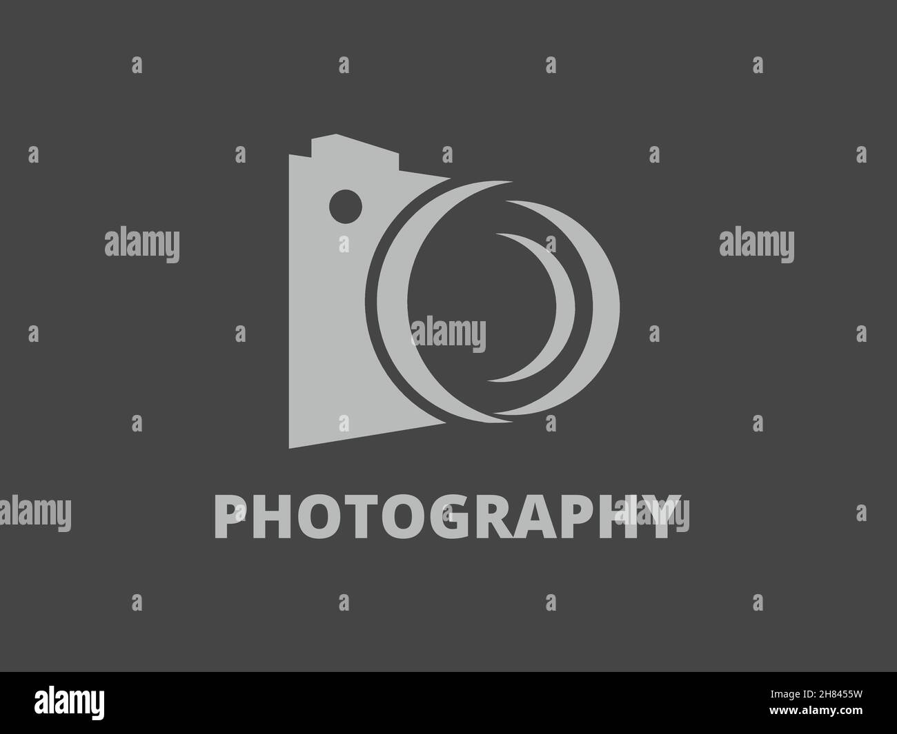Moderne Einfache Fotografie Logo Stock Vektor