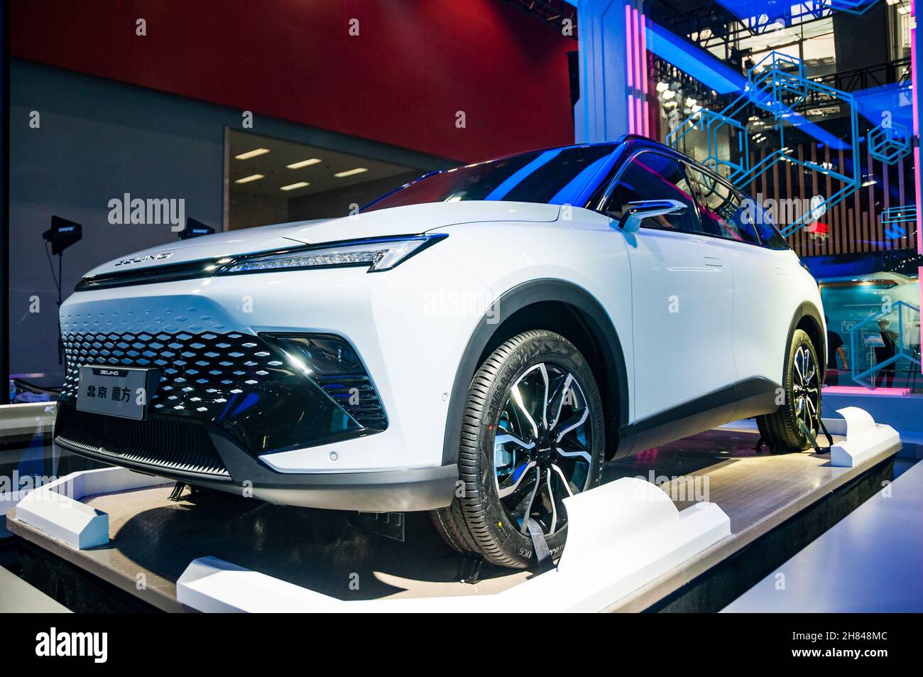 Beijing Mofang auf der Guangzhou Auto Show 2021, Provinz Guangdong, China. Stockfoto