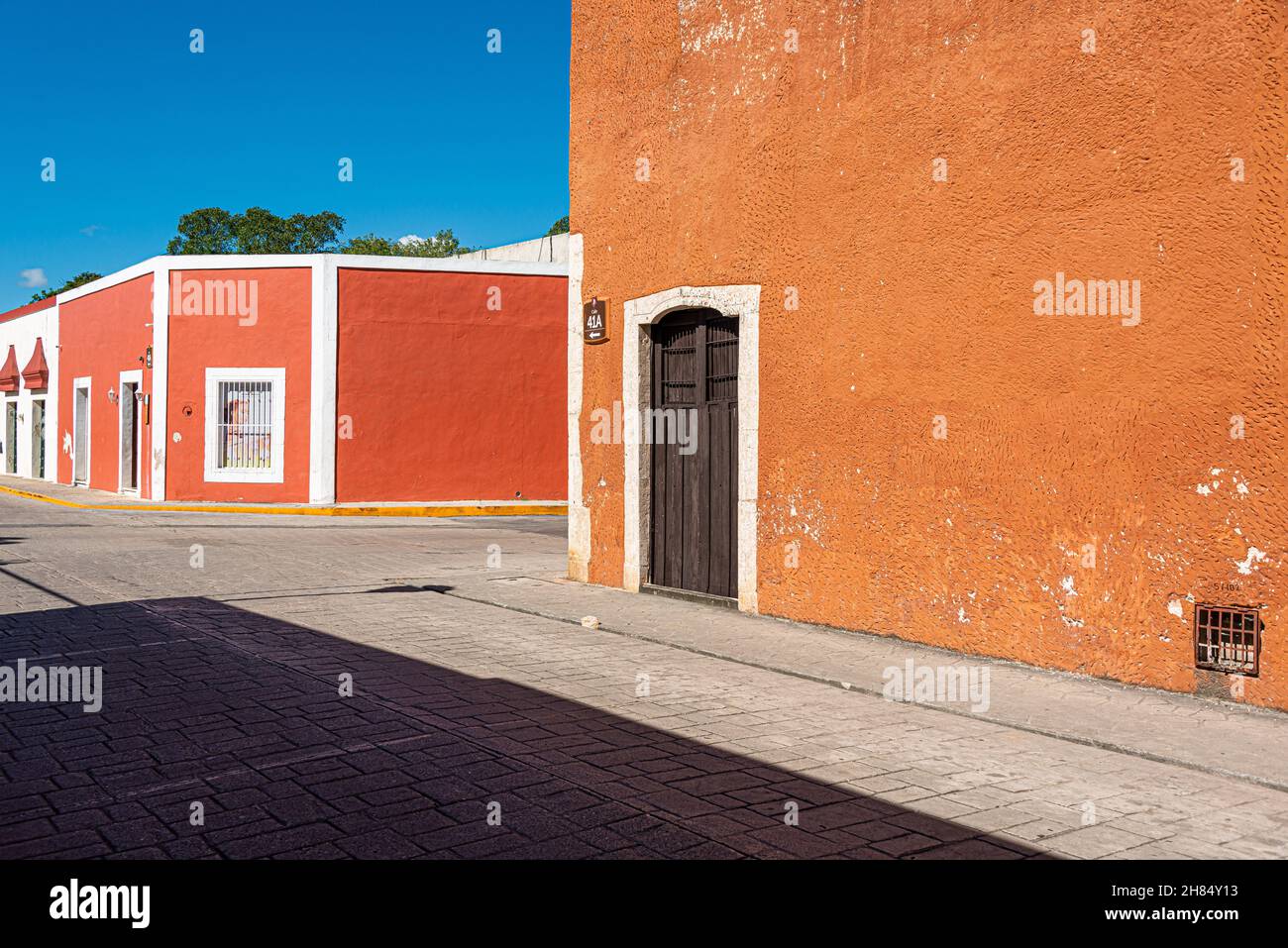 Bild der Friars Avenue in Valladolid, Mexiko Stockfoto