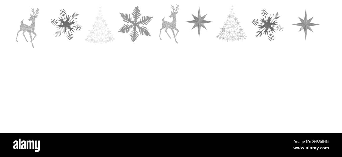 Frohe Weihnachten und ein glückliches neues Jahr 2022 Grußkarte auf weißem Hintergrund Stockfoto