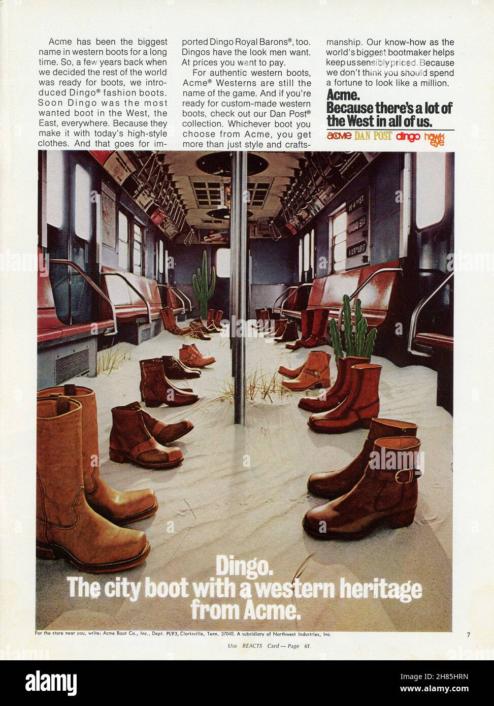 September 1973 Werbezeitschrift 'Playboy', USA Stockfoto