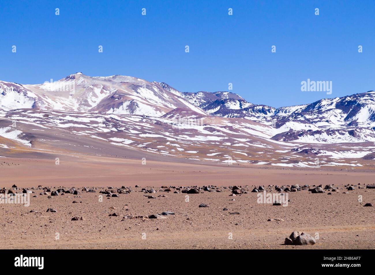 Bolivianischen Landschaft, Salvador Dali Desert View. Schöne Bolivien Stockfoto