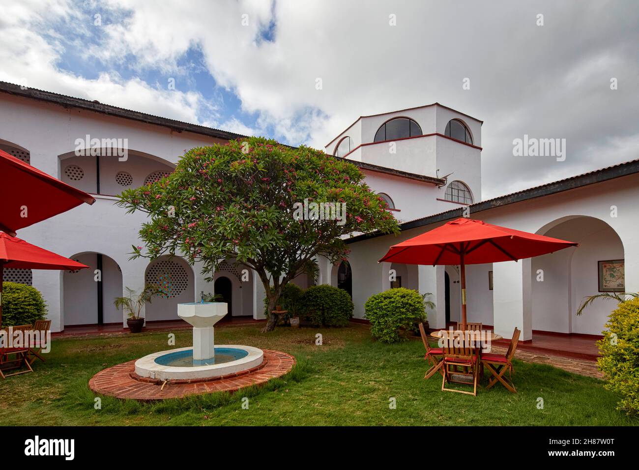 Grogan's Castle Hotel in Taveta, Kenia, Afrika Stockfoto