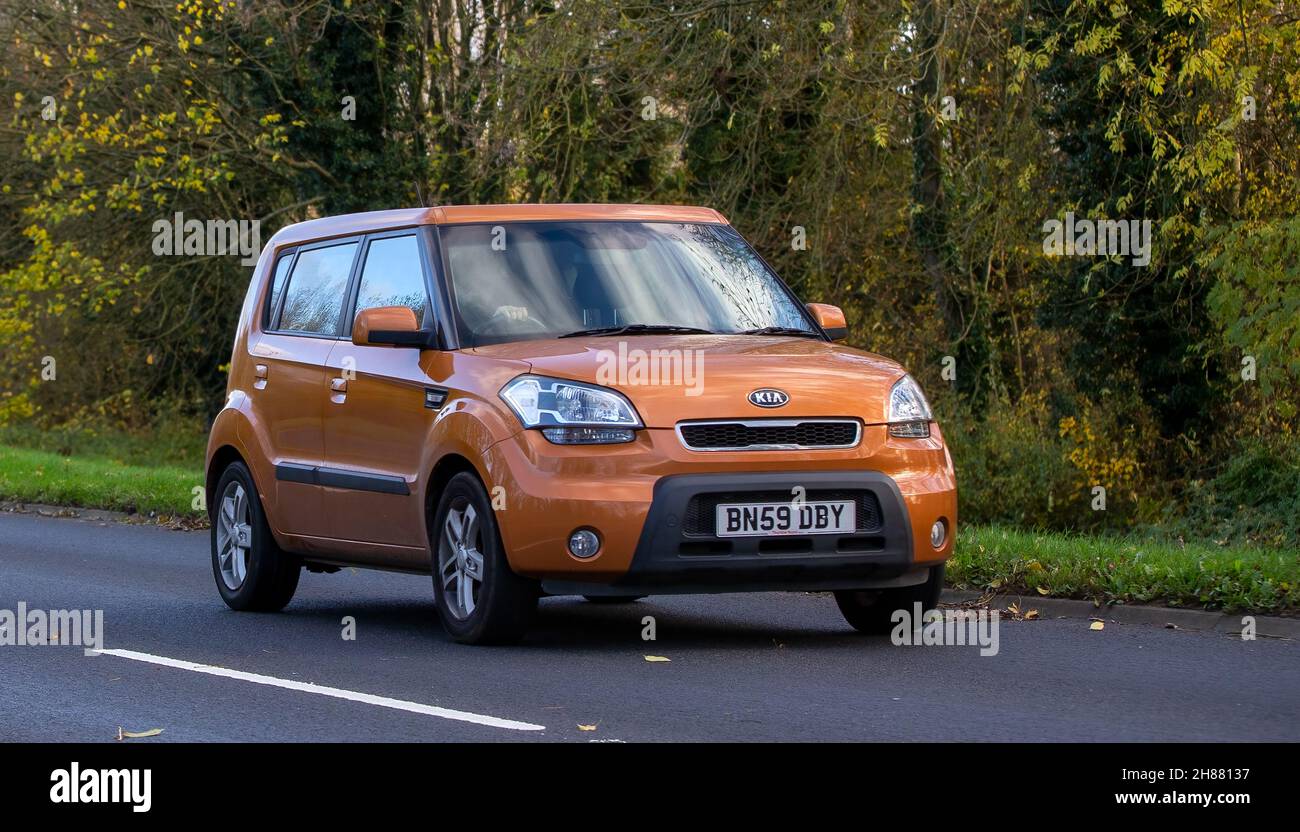 2008 Orange Kia Soul Stockfoto