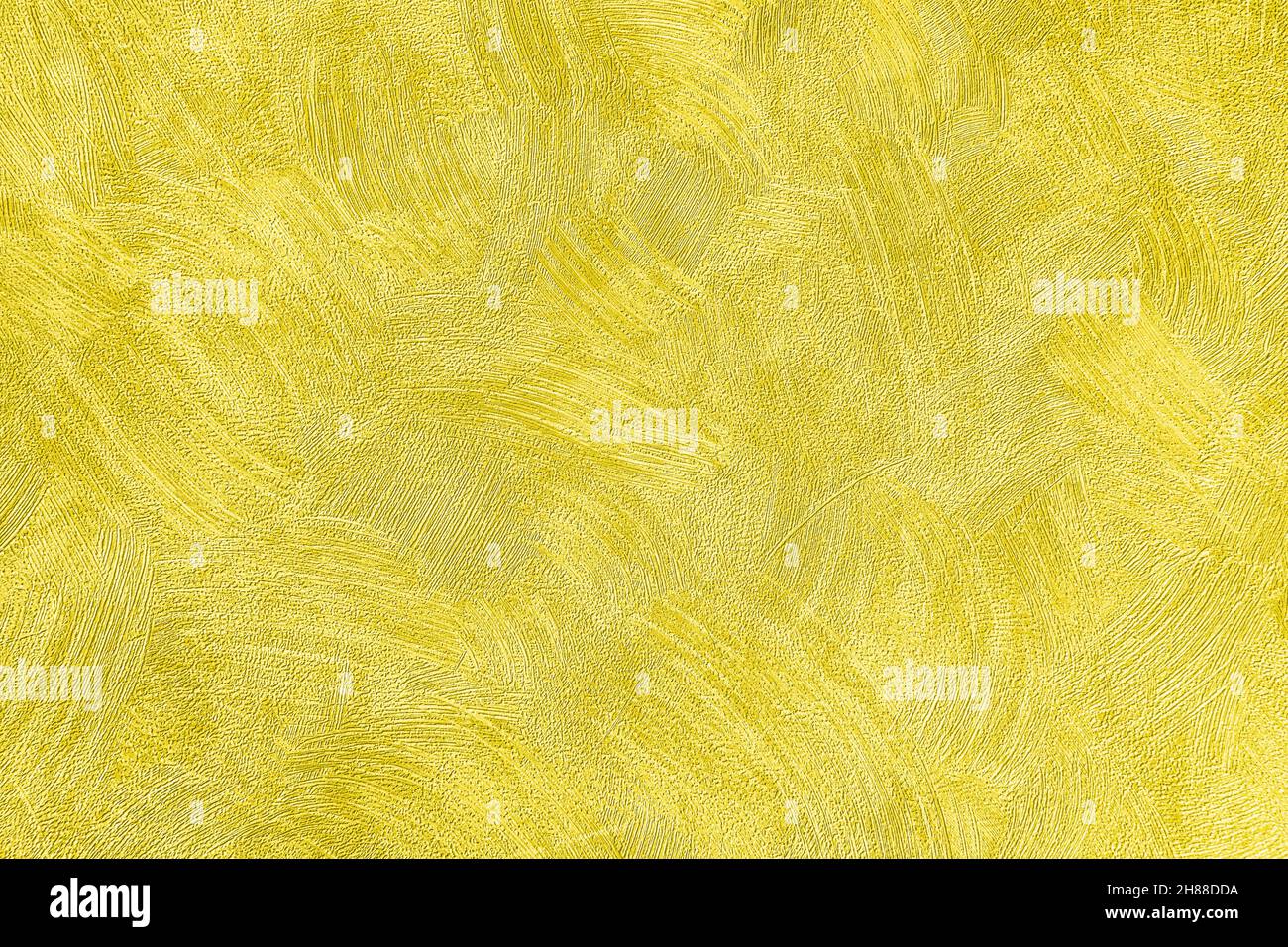 Strukturiertes Gelb hochauflösende Hintergrundtapete. Frisches Gefühl. Stockfoto