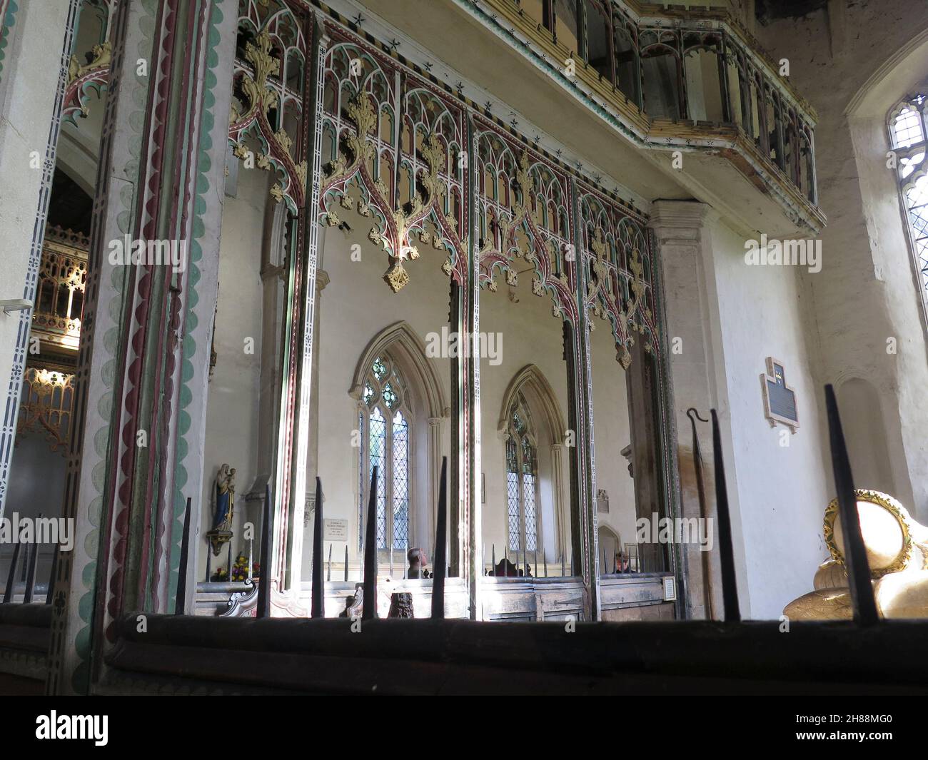 St. Mary's Church Dennington Stockfoto