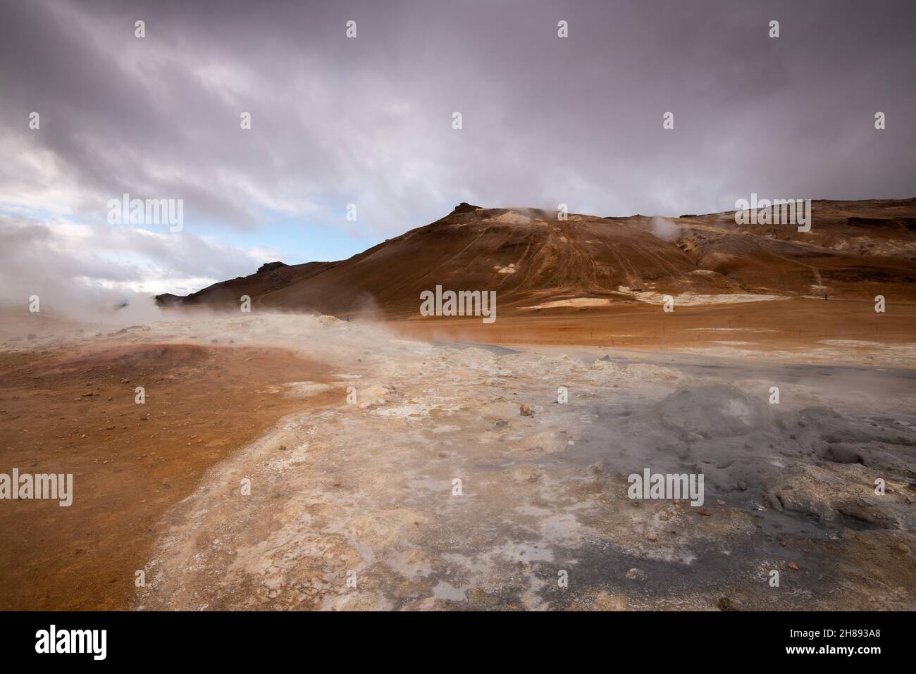 Geothermische Aktivität, island Stockfoto