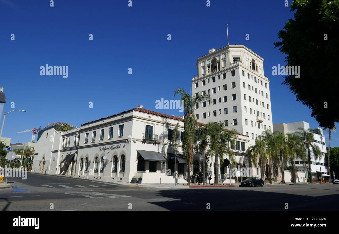 Los Angeles, California, USA 27th November 2021 Eine allgemeine Sicht der Atmosphäre des Hollywood Athletic Club, zu dessen Mitgliedern Charlie Chaplin, Errol Flynn, John Wayne, Walt Disney, Cecil B. DeMille, Cornel Wilde, Humphrey Bogart, Clark Gable, Howard Hughes, Joan Crawford, Rudolph Valentino, Mae West und viele mehr, am 27. November 2021 am 6525 Sunset Blvd in Los Angeles, Kalifornien, USA. Foto von Barry King/Alamy Stockfoto Stockfoto