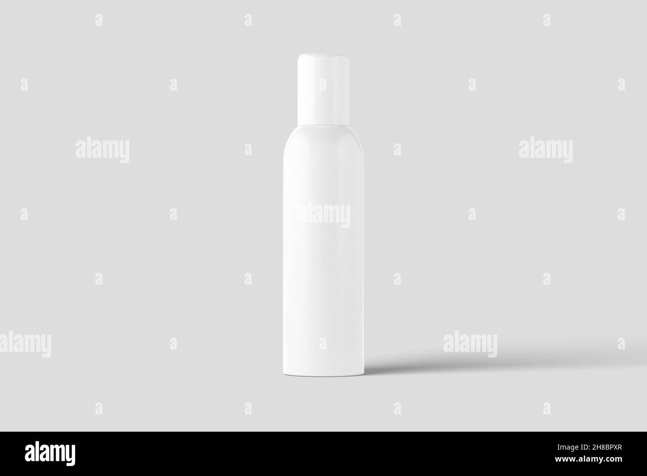 Kosmetik Verpackung Flasche Jar 3D Rendering White Blank Mockup Stockfoto