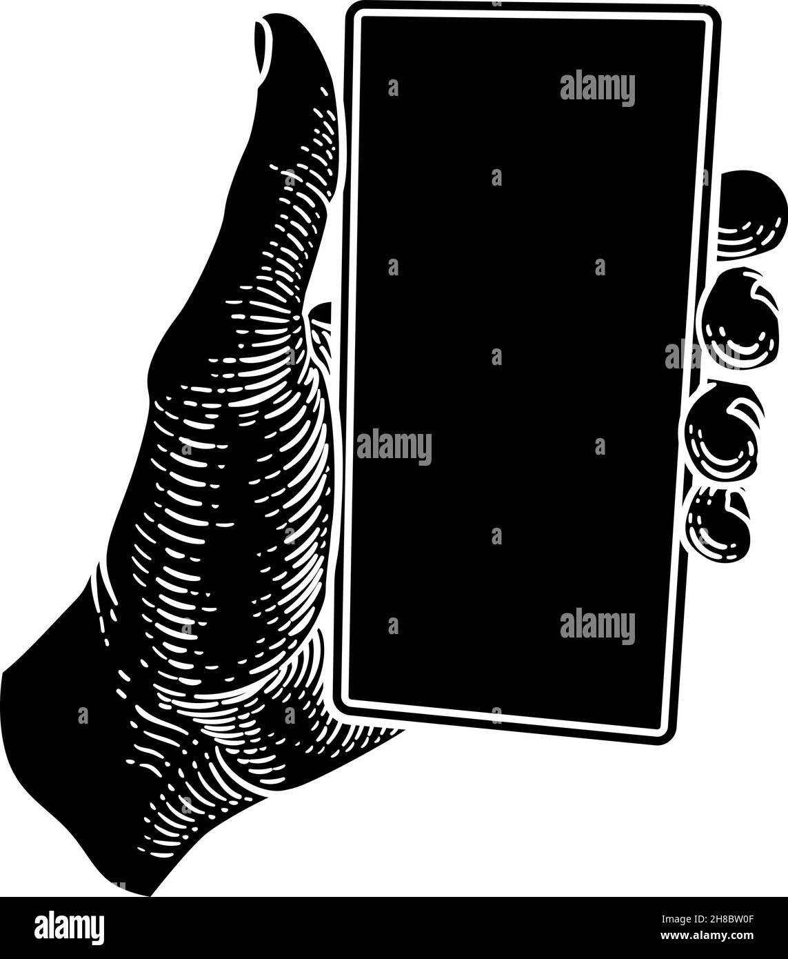 Hand Handy Vintage Style Stock Vektor