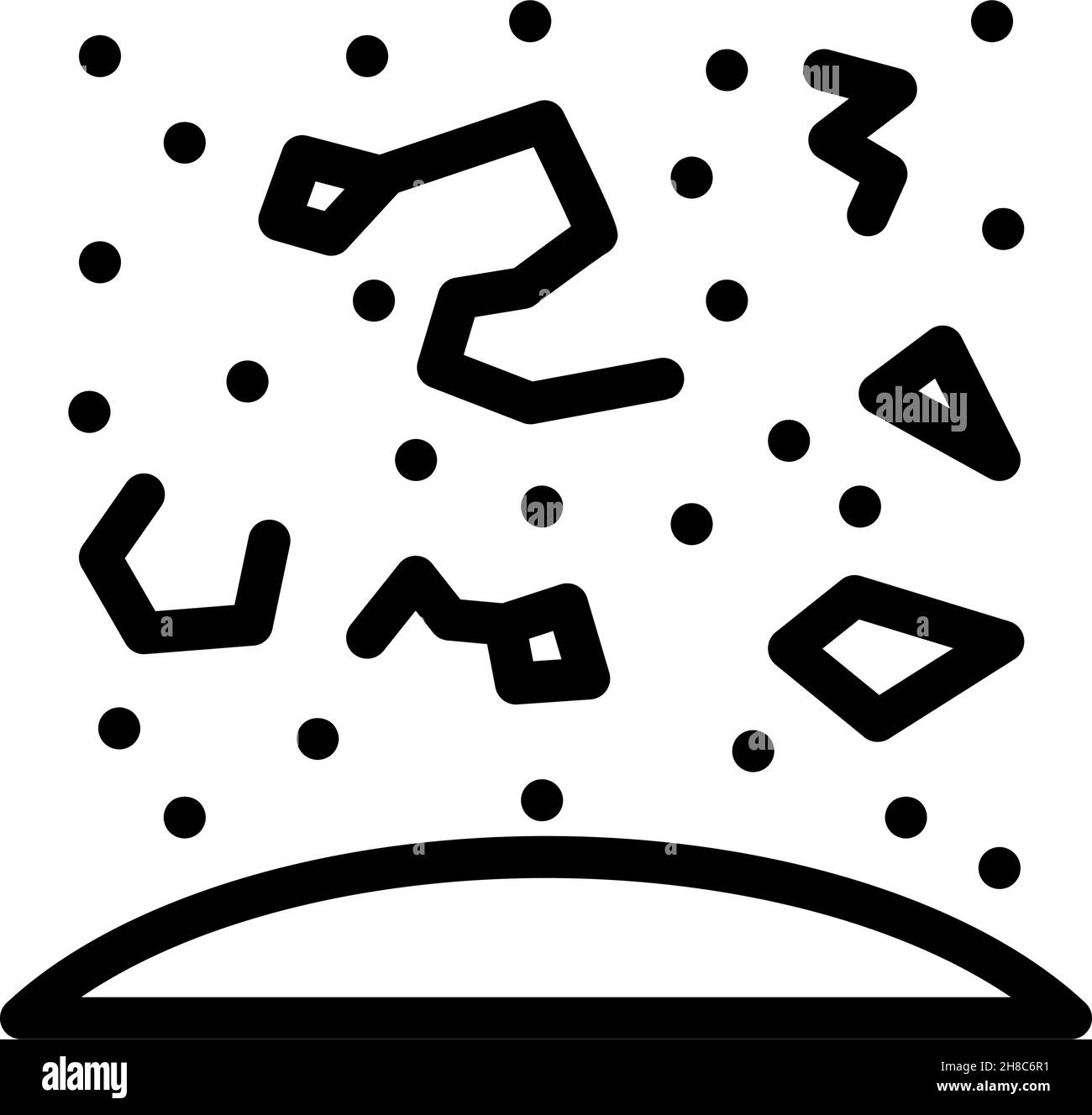 Sternbilder Raum Sterne Linie Symbol Vektor Illustration Stock Vektor