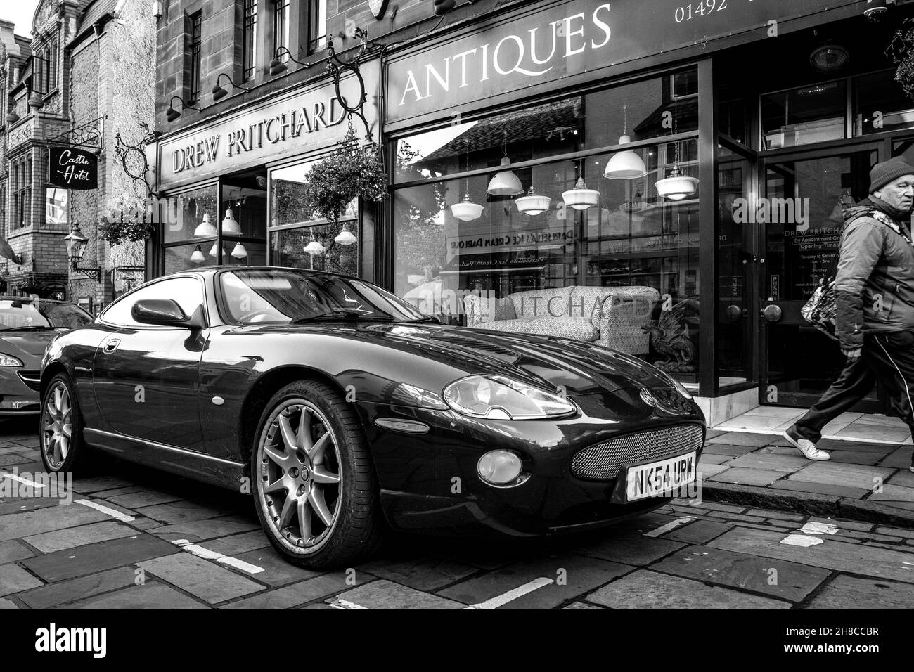 2004 Jaguar XK8 4,2 Premium 2DR Coupe Sportwagen. Stockfoto