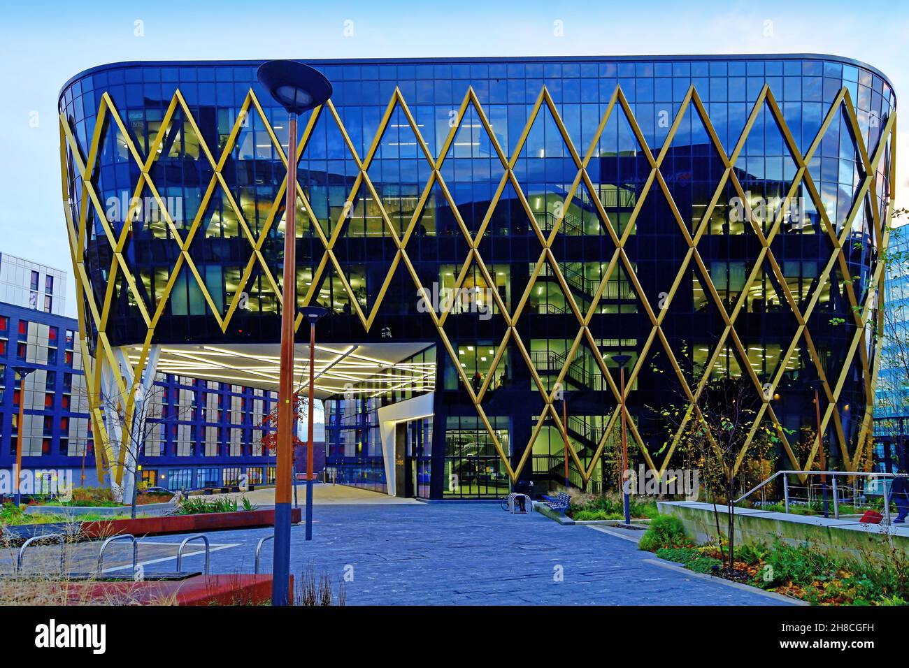 Newcastle University National Innovation Center Aging the Catalyst und das Helen McArdle Atrium Stockfoto