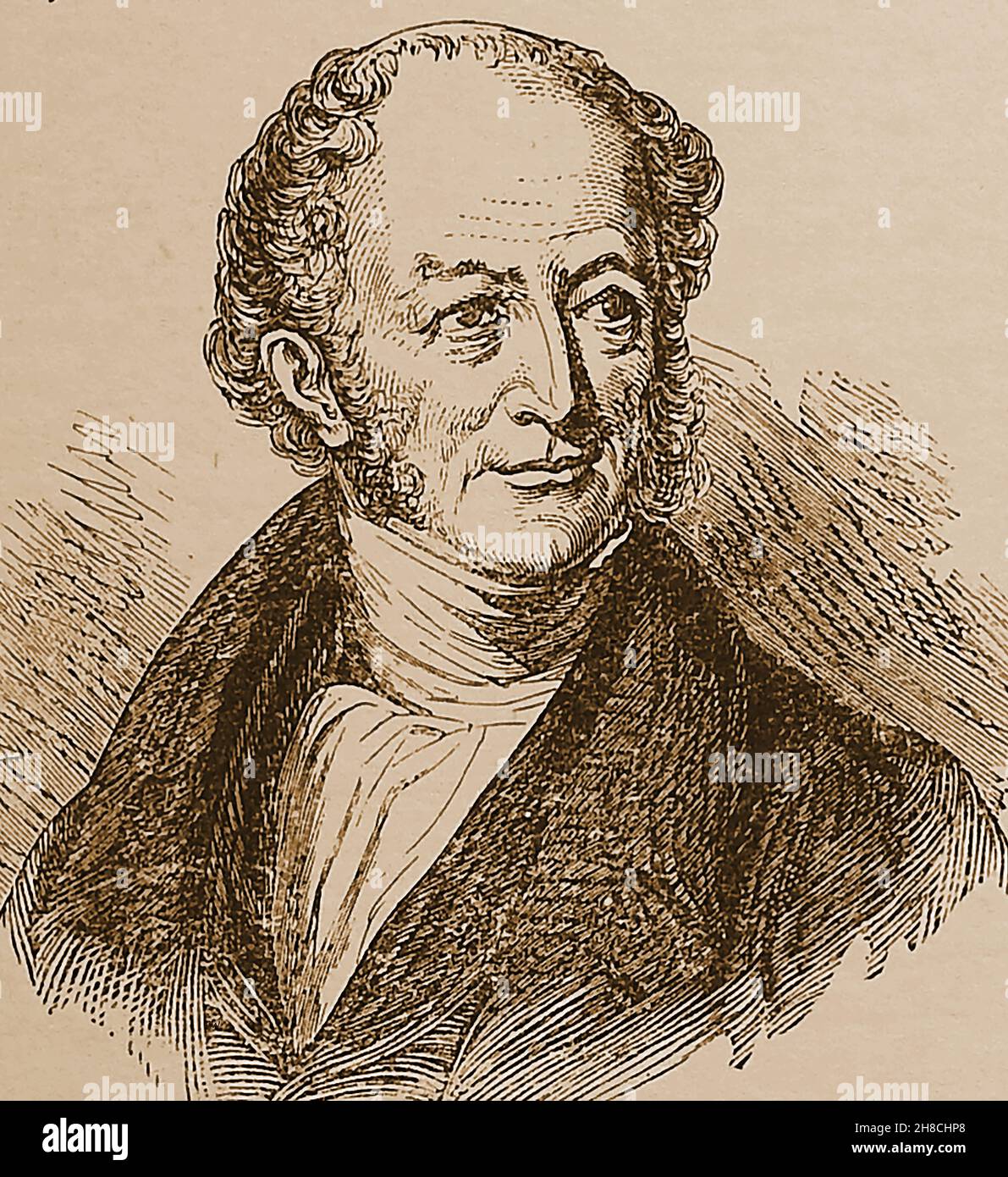 Ein Porträt von Edward George Geoffrey Smith-Stanley, 14th Earl of Derby (allgemein bekannt als Edward Stanley oder Lord Stanley), einem britischen Staatsmann, dreimaliger Premierminister des Vereinigten Königreichs und damals der dienstälteste Führer der Konservativen Partei. Er diente auch als Staatssekretär für Krieg und die Kolonien und Chief Secretary für Irland. Heute (2021) steht seine Statue auf dem Parliament Square in London Stockfoto