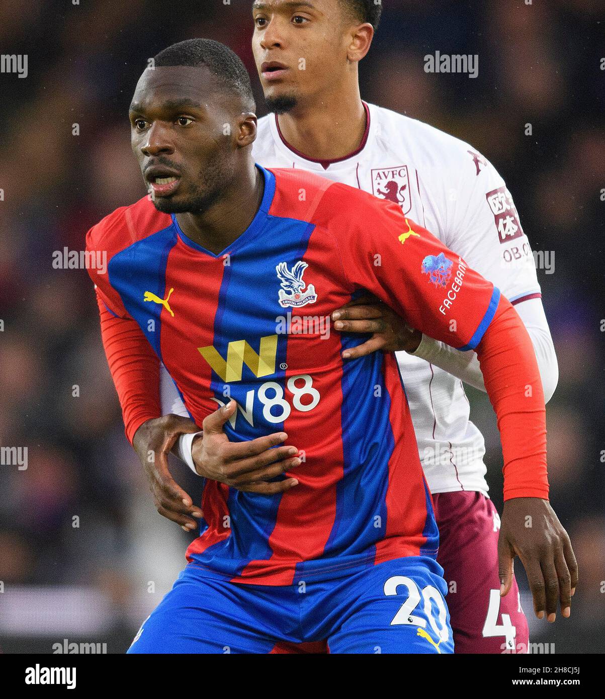 27. November - Crystal Palace gegen Aston Villa - Premier League - Selhurst Park Christian Benteke vom Crystal Palace während des Spiels im Selhurst Park Bildnachweis : © Mark Pain / Alamy Live News Stockfoto