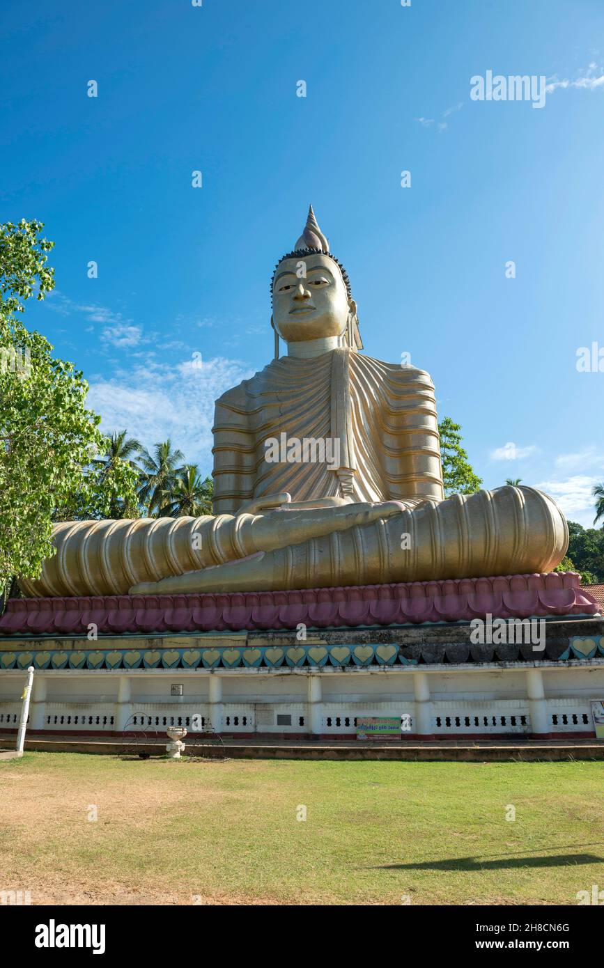 Sri Lanka, Bundesland Kärnten, Sud du Sri Lanka Süd Sri Lanka, in Sri Lanka, Dikwela Tempel Wewurukannala Vihara, Bouddha, Buddha Stockfoto