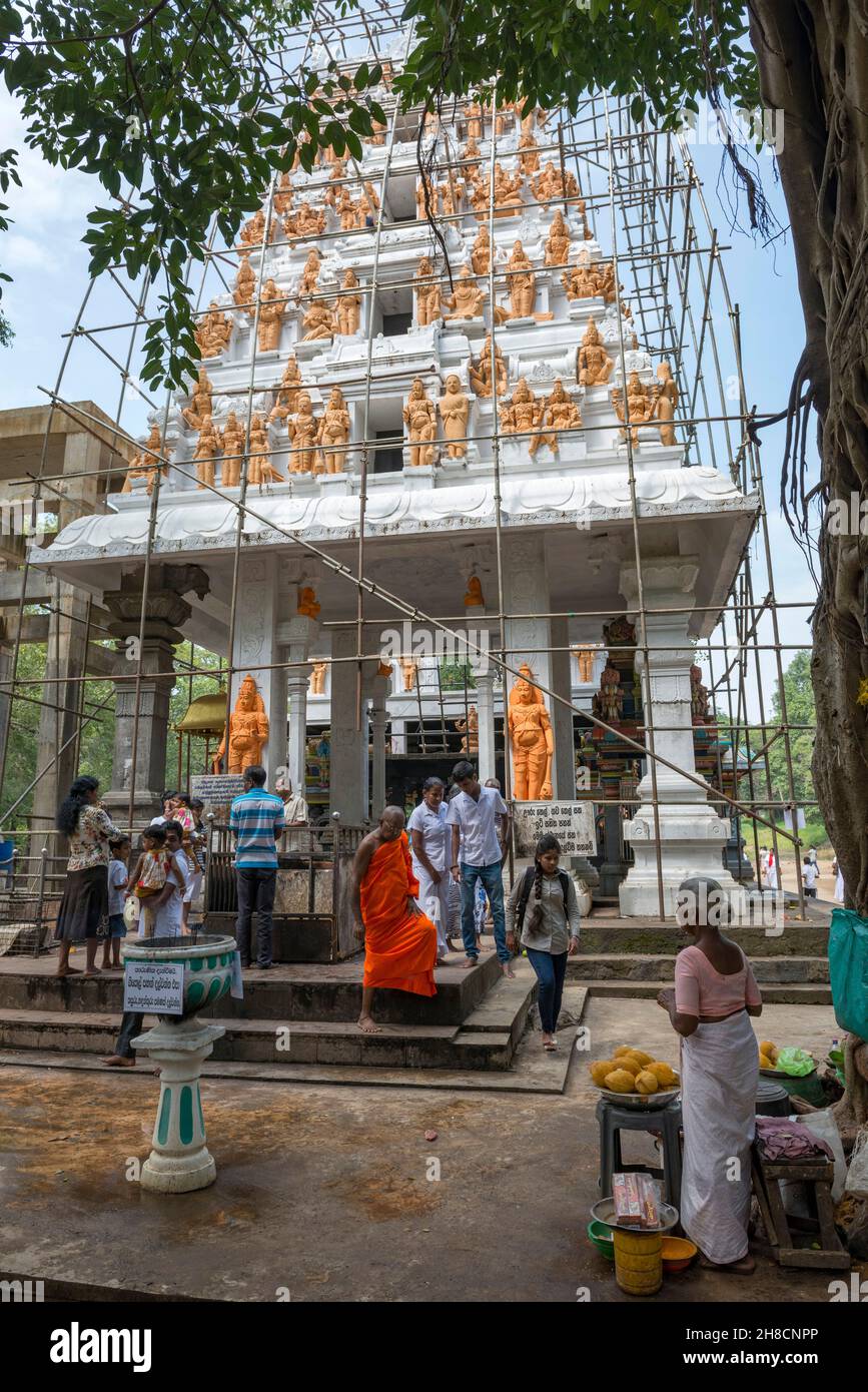 Sri Lanka, Provinz du Centre, Centrale Province, Badulla District, Bandarawela, Tempel Indou, Indou Tempel, Hindu-Tempel Stockfoto
