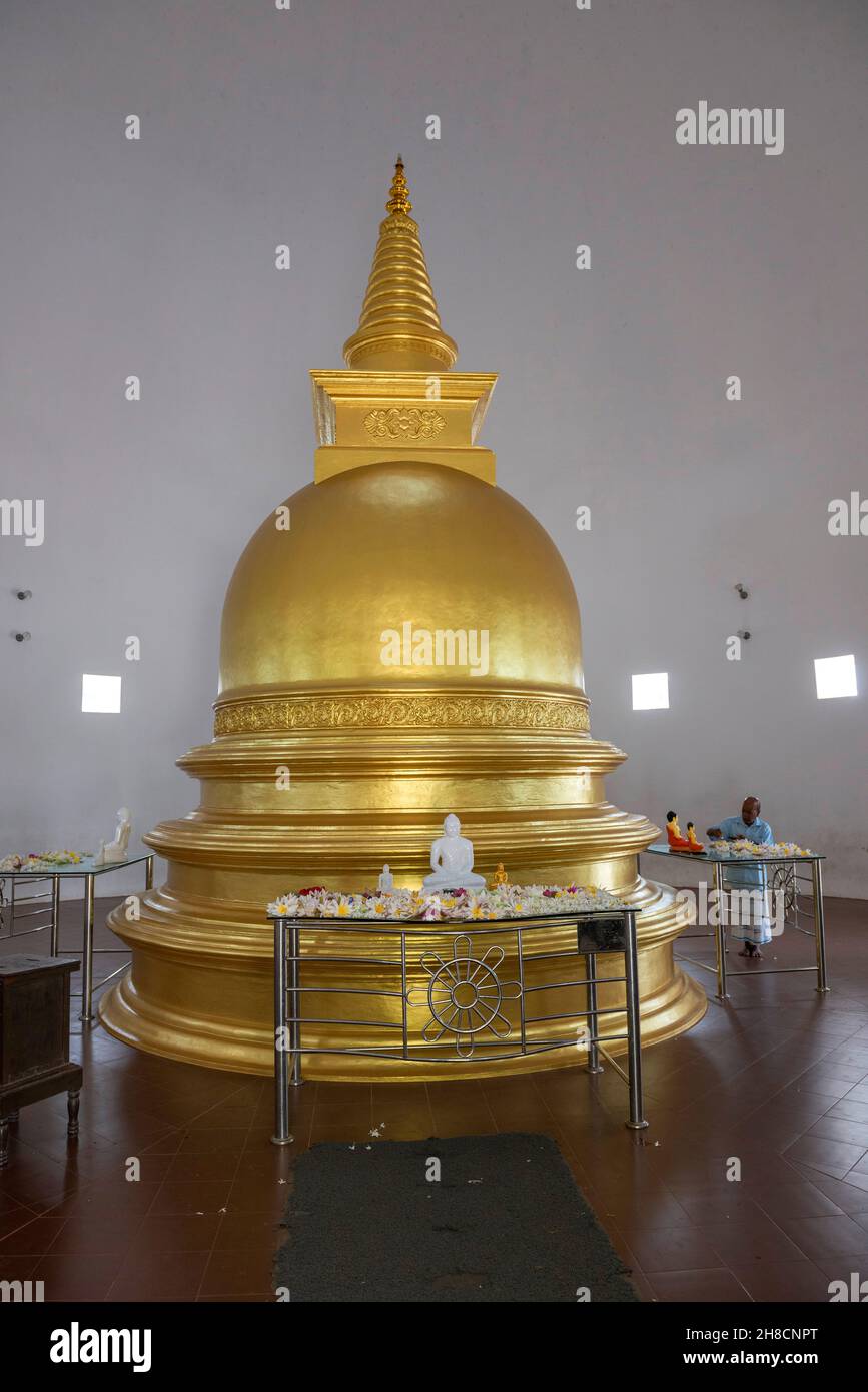 Sri Lanka, Provinz du Centre, Centrale Province, Badulla District, Bandarawela, Tempel bouddhiste, buddhistischer Tempel, Buddhismus-Tempel Stockfoto