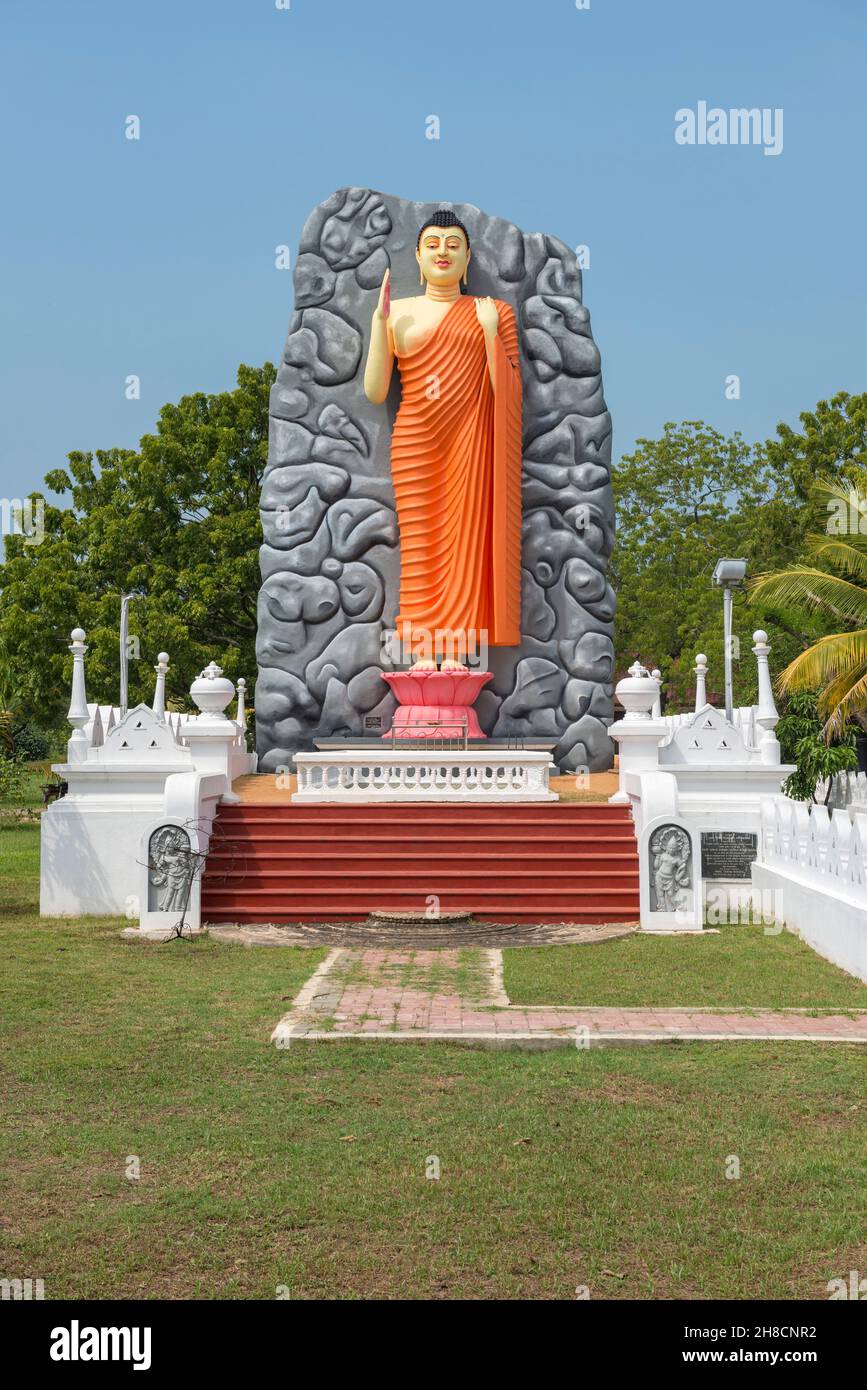 Sri Lanka, Provinz du Centre, Centrale Province, Badulla District, Bandarawela, Statue de Bouddha, Buddha-Statue, Buddha-Statue Stockfoto