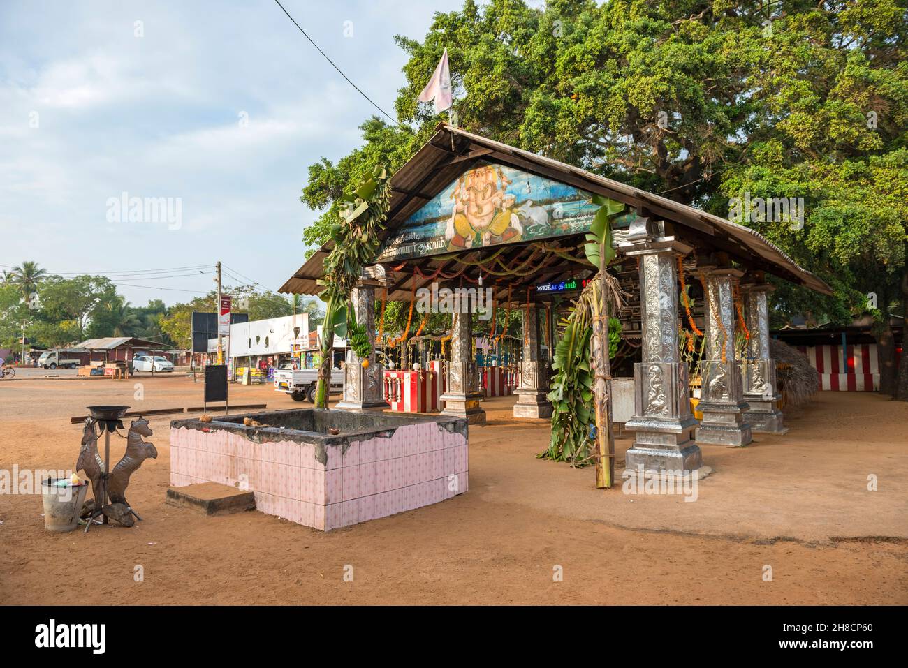 Sri Lanka, Northern Province, Province du Nord, Nördliche Provinz, Murukandy, Tempel, Tempel Stockfoto