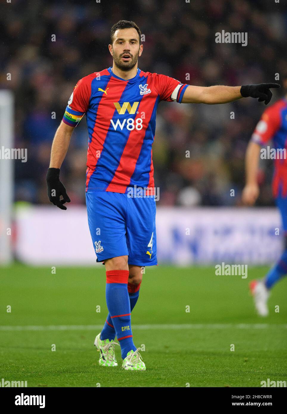 27. November - Crystal Palace gegen Aston Villa - Premier League - Selhurst Park Luka Milivojevic vom Crystal Palace während des Spiels im Selhurst Park Bildnachweis: © Mark Pain / Alamy Live News Stockfoto