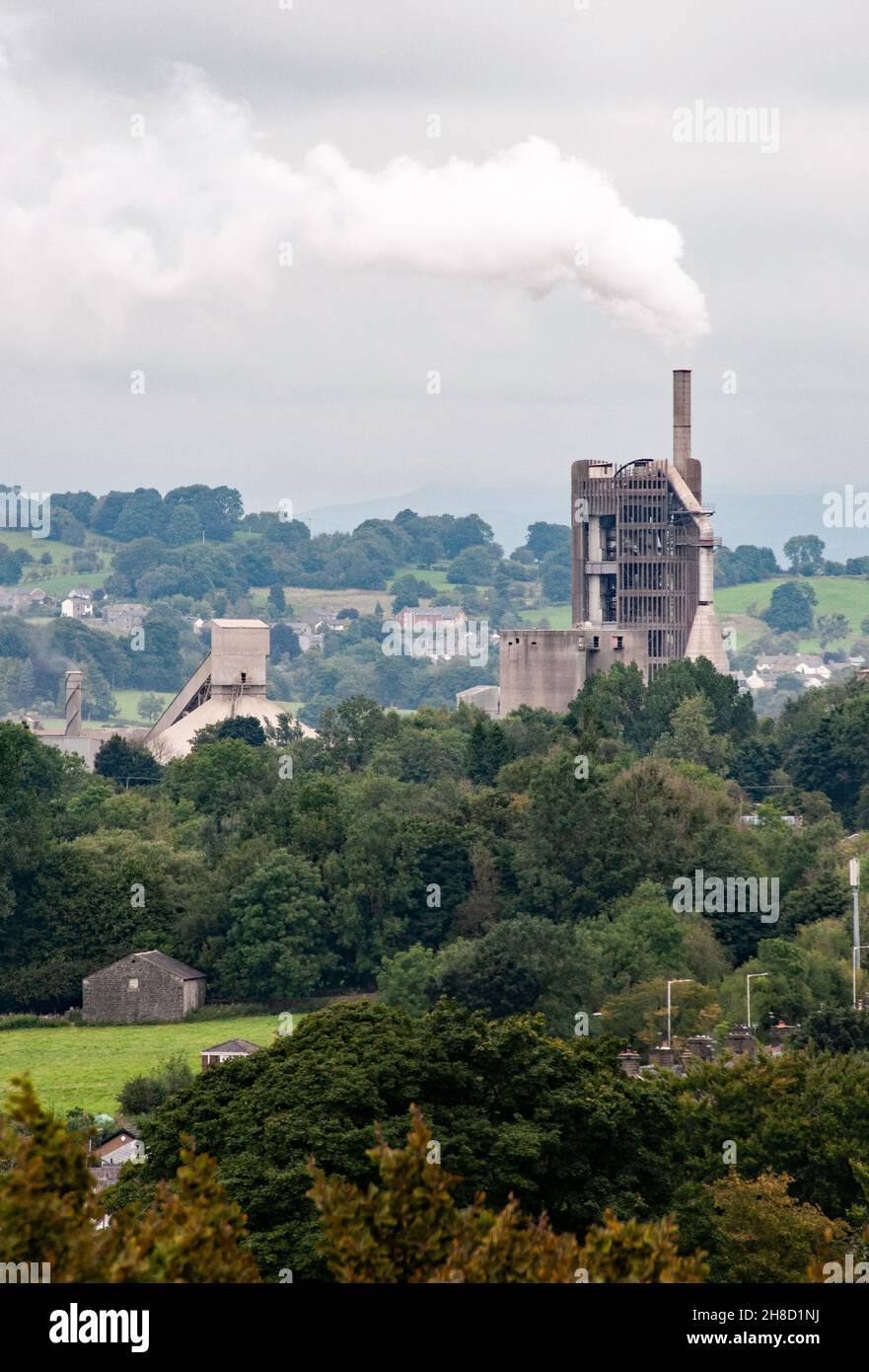 In ganz Großbritannien - Ribblesdale Cement Works, Clitheroe Stockfoto