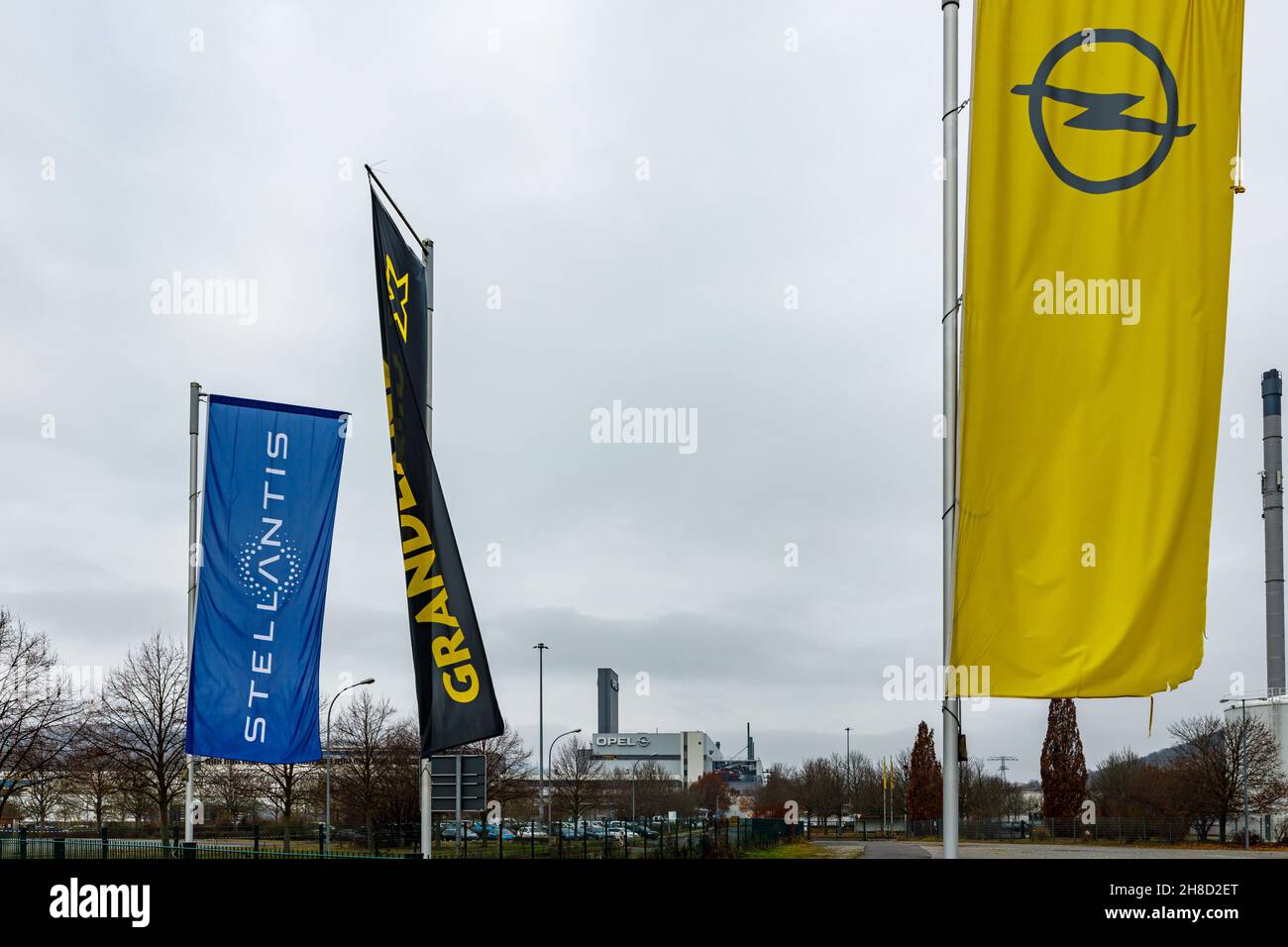 Das Opel-Automobilwerk in Eisenach Thüringen Stockfoto