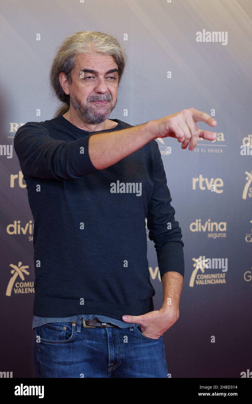 Madrid, Spanien. 29th. November 2021. Fernando Leon de Aranoa nimmt an der Lesung der Nominierten der Goya Awards 36th in Madrid Teil. Kredit: SOPA Images Limited/Alamy Live Nachrichten Stockfoto