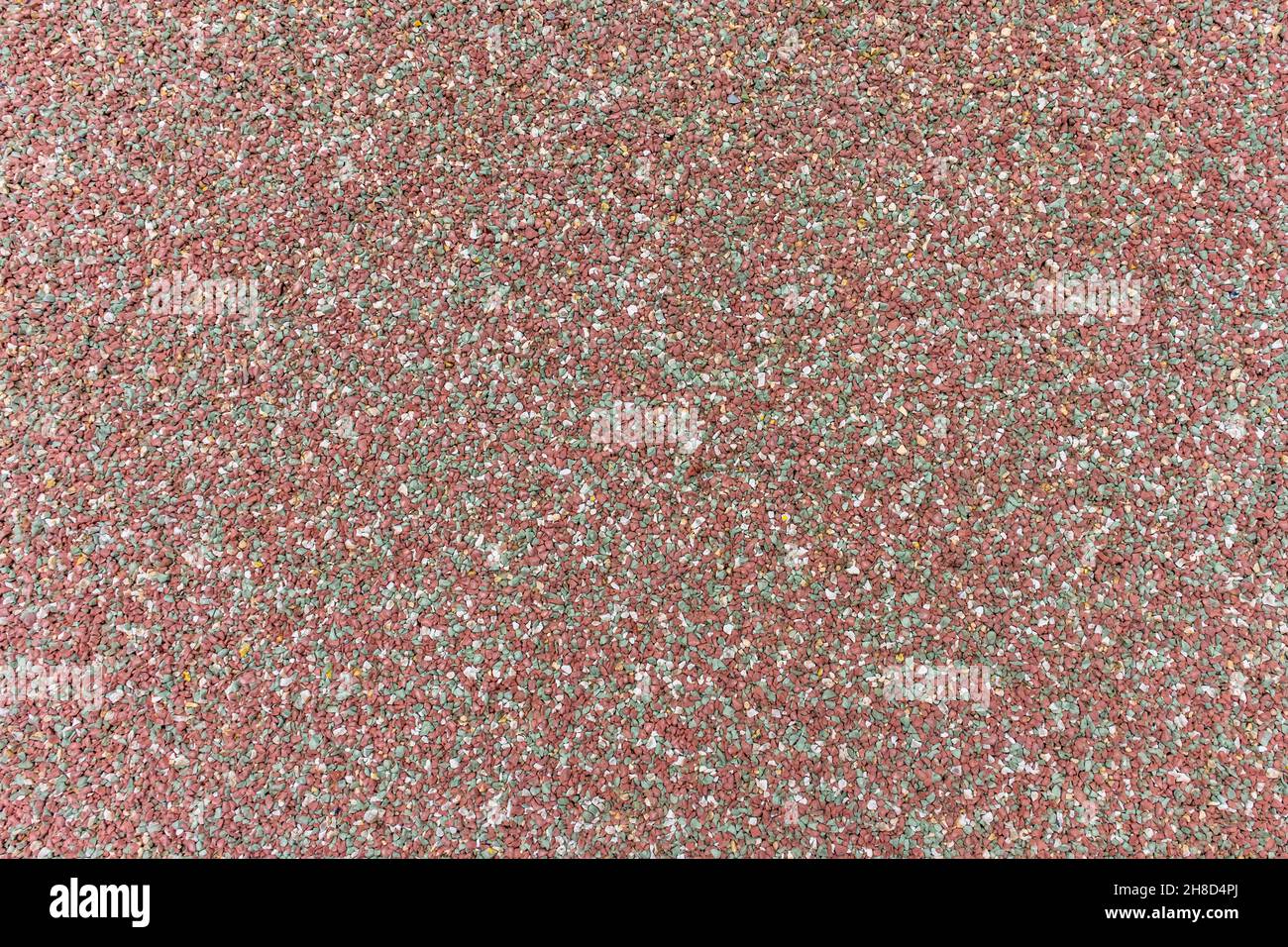 Fotografieren Sie für Hintergrund oder Textur von Kieselsteinen in verschiedenen Farben Stockfoto