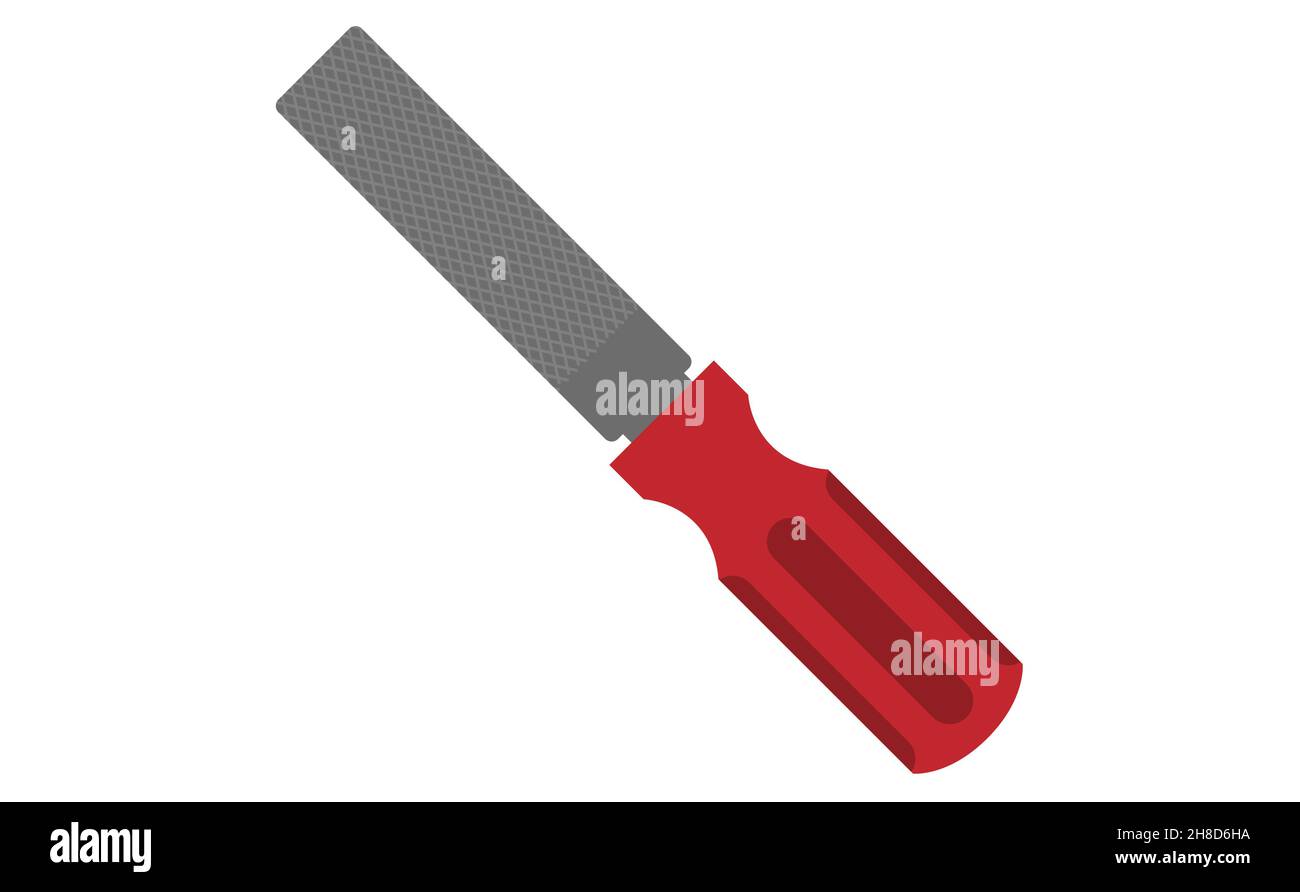 Vektorsymbol für Dateitool auf weißem Hintergrund isoliert Stock Vektor