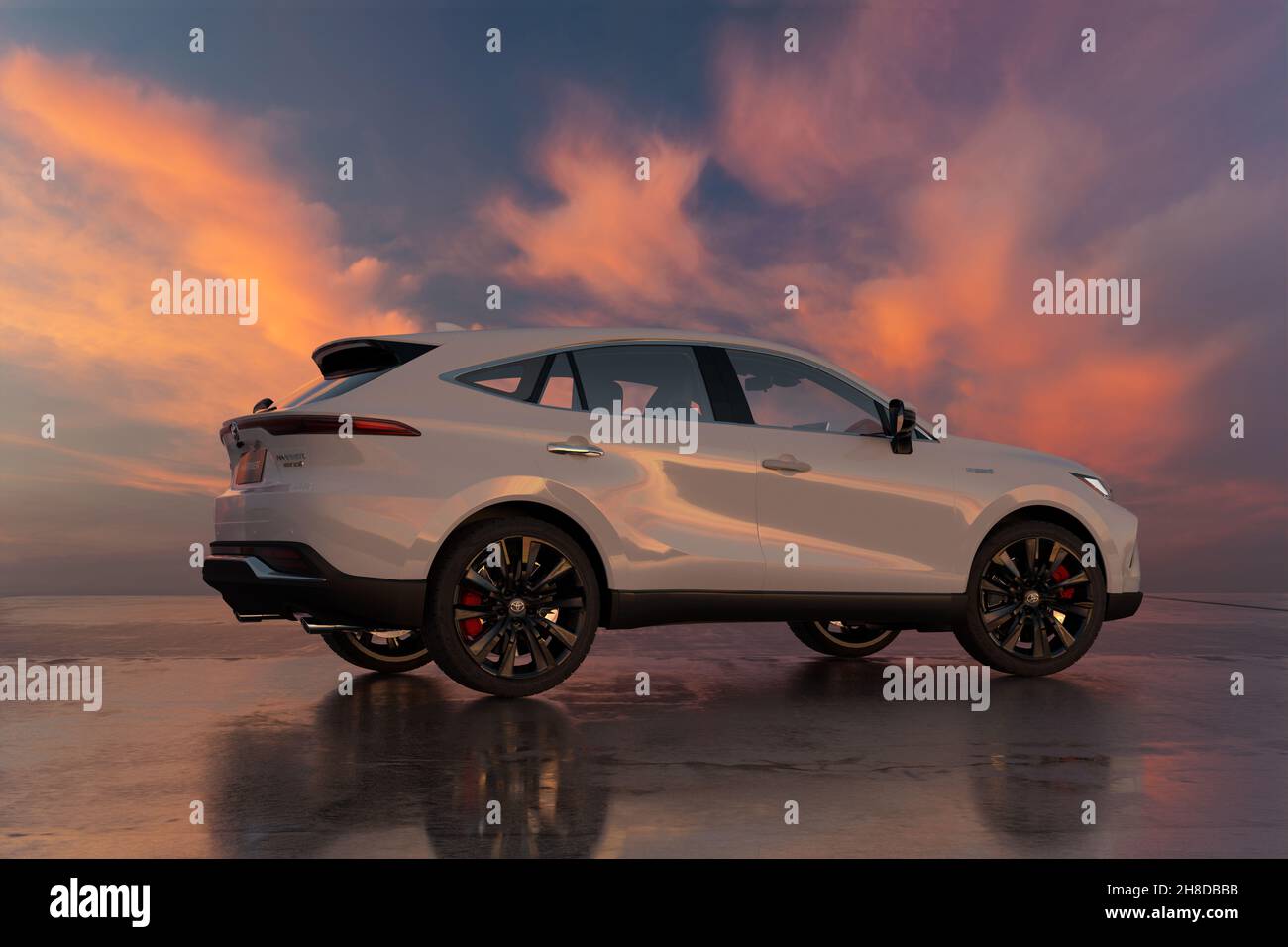 Neuer SUV Toyota Harrier Stockfoto