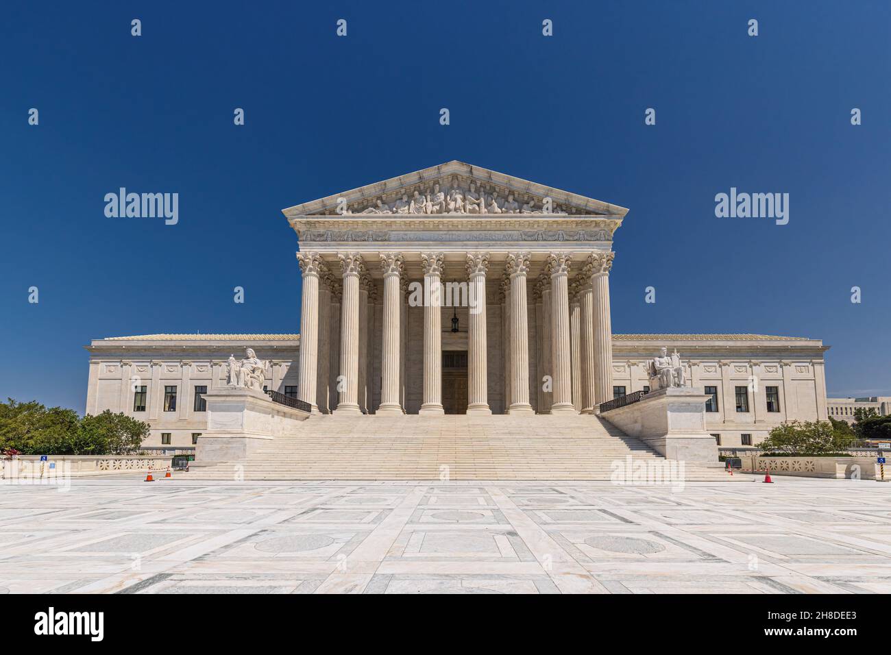 Der Oberste Gerichtshof der USA in Washington, DC Stockfoto