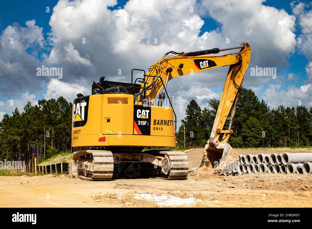 Augusta, GA USA - 07 01 21: Baustelle Stockfoto