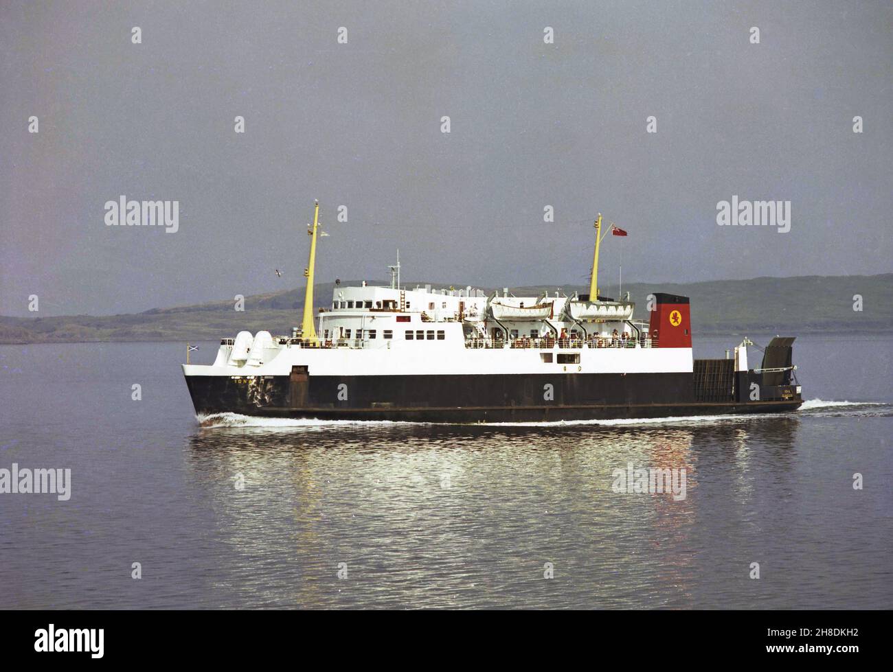MV Iona auf See 1970s Stockfoto