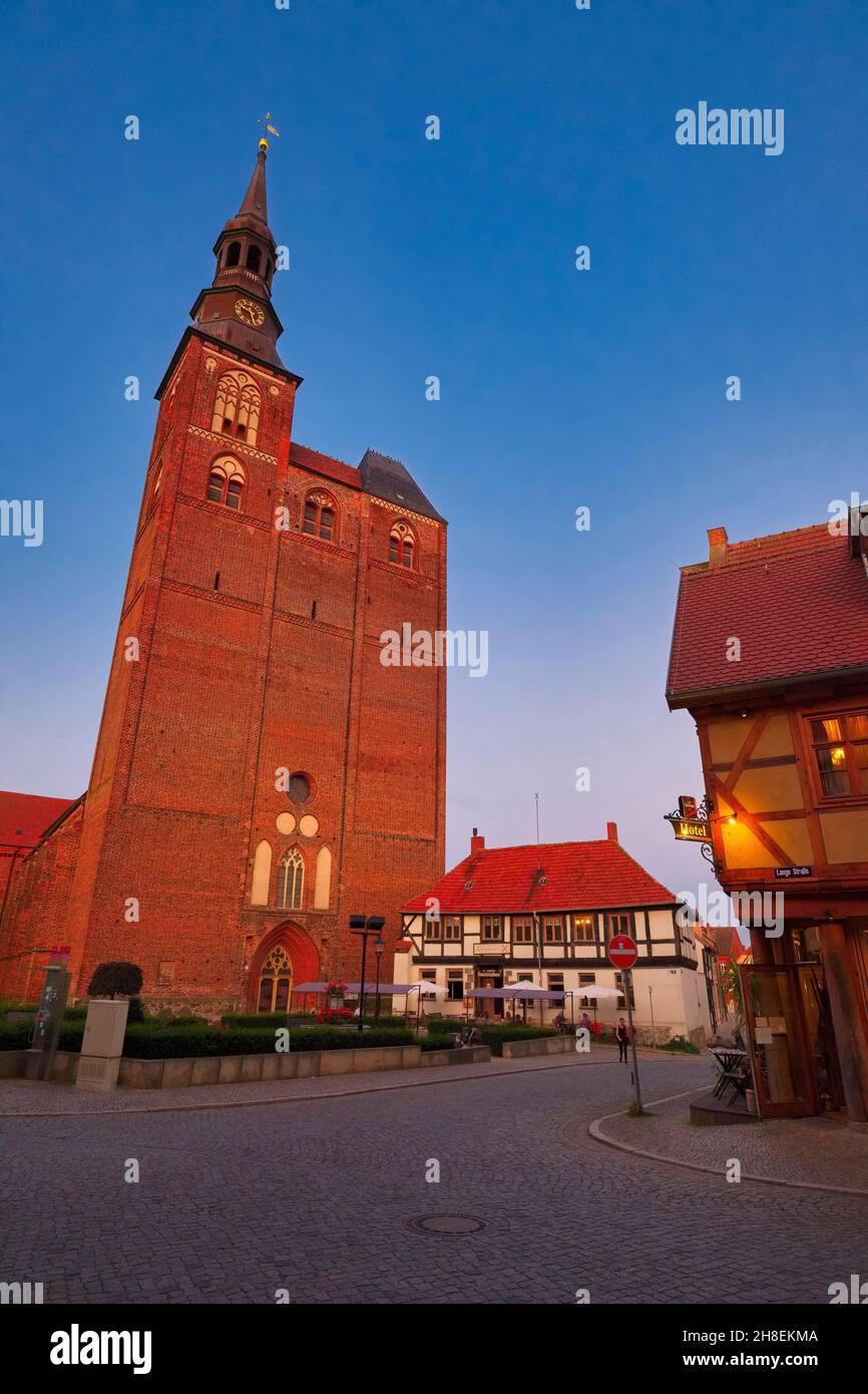 Stephanskirche, Tangermünde, Sachsen-Anhalt, Deutschland Stockfoto