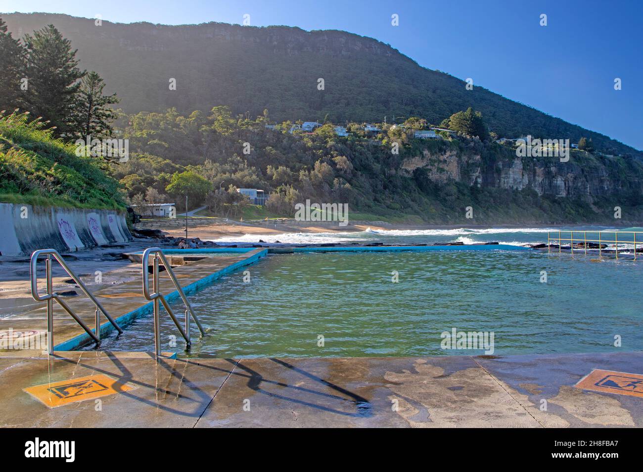 Coalcliff Rock Pool Stockfoto