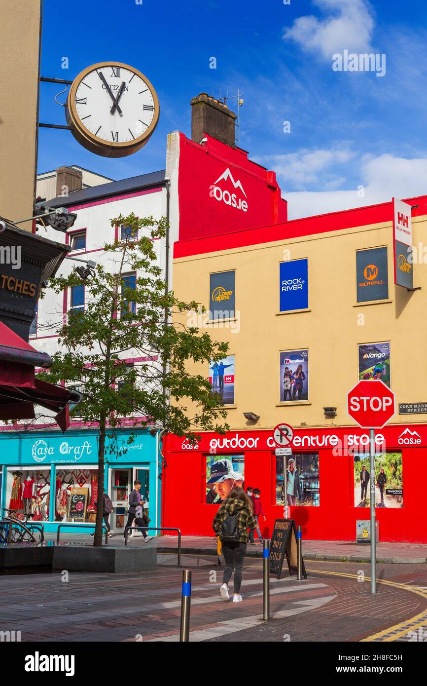 Corn Market Street, Cork City, County Cork, Irland Stockfoto