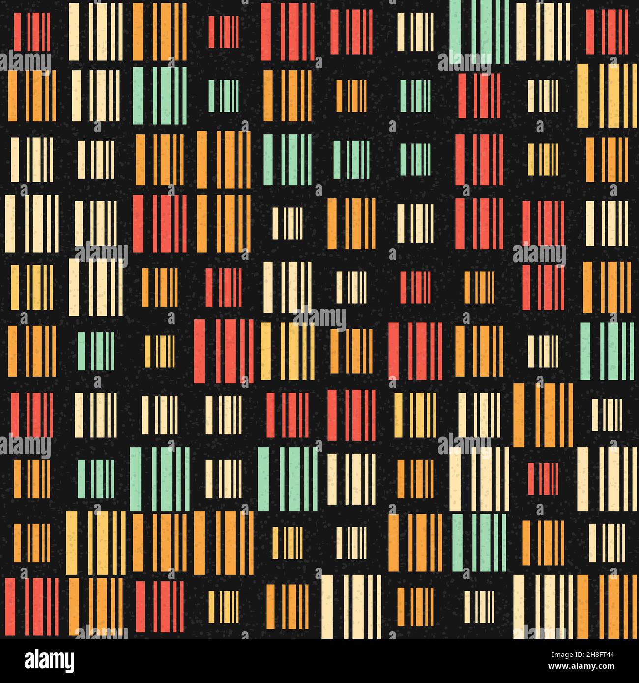 Abstrakte geometrische generative Illustrationen Stock Vektor