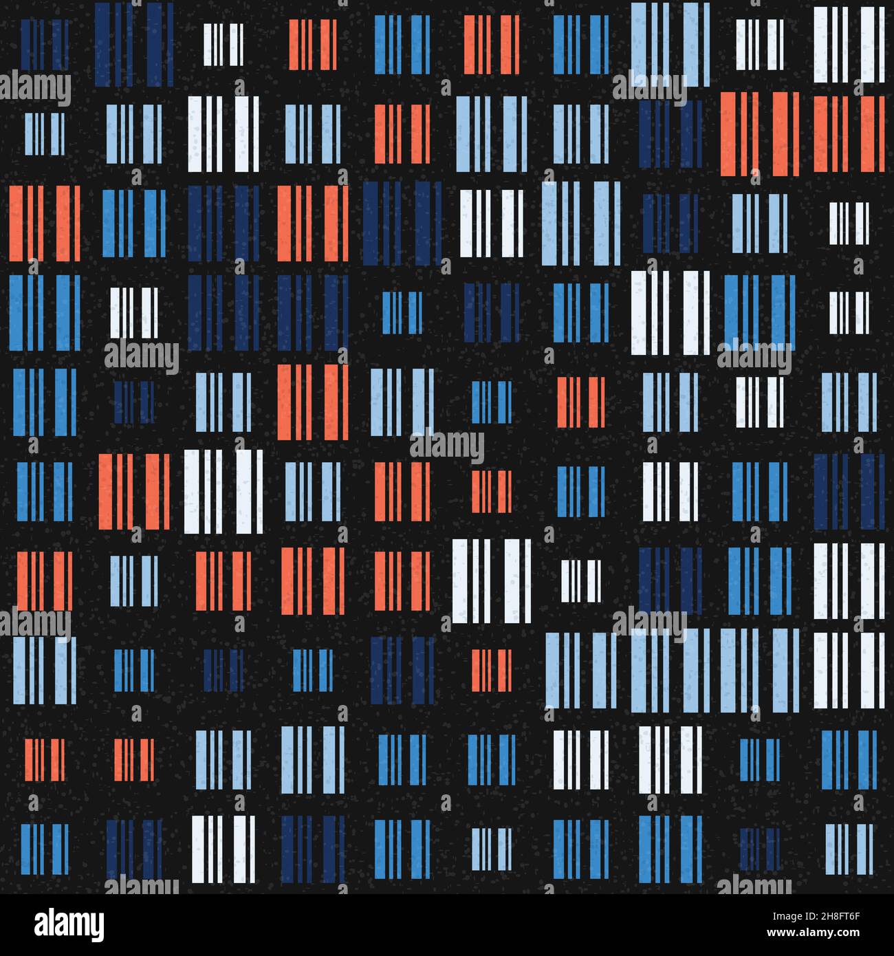 Abstrakte geometrische generative Illustrationen Stock Vektor