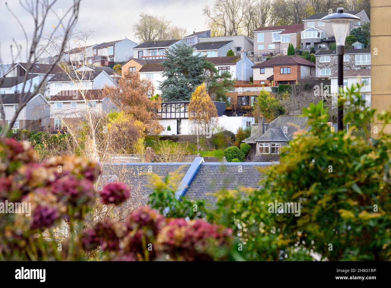 Edinburgh, Schottland, Großbritannien - Sillitto House von Morris und Steedman Architects Stockfoto