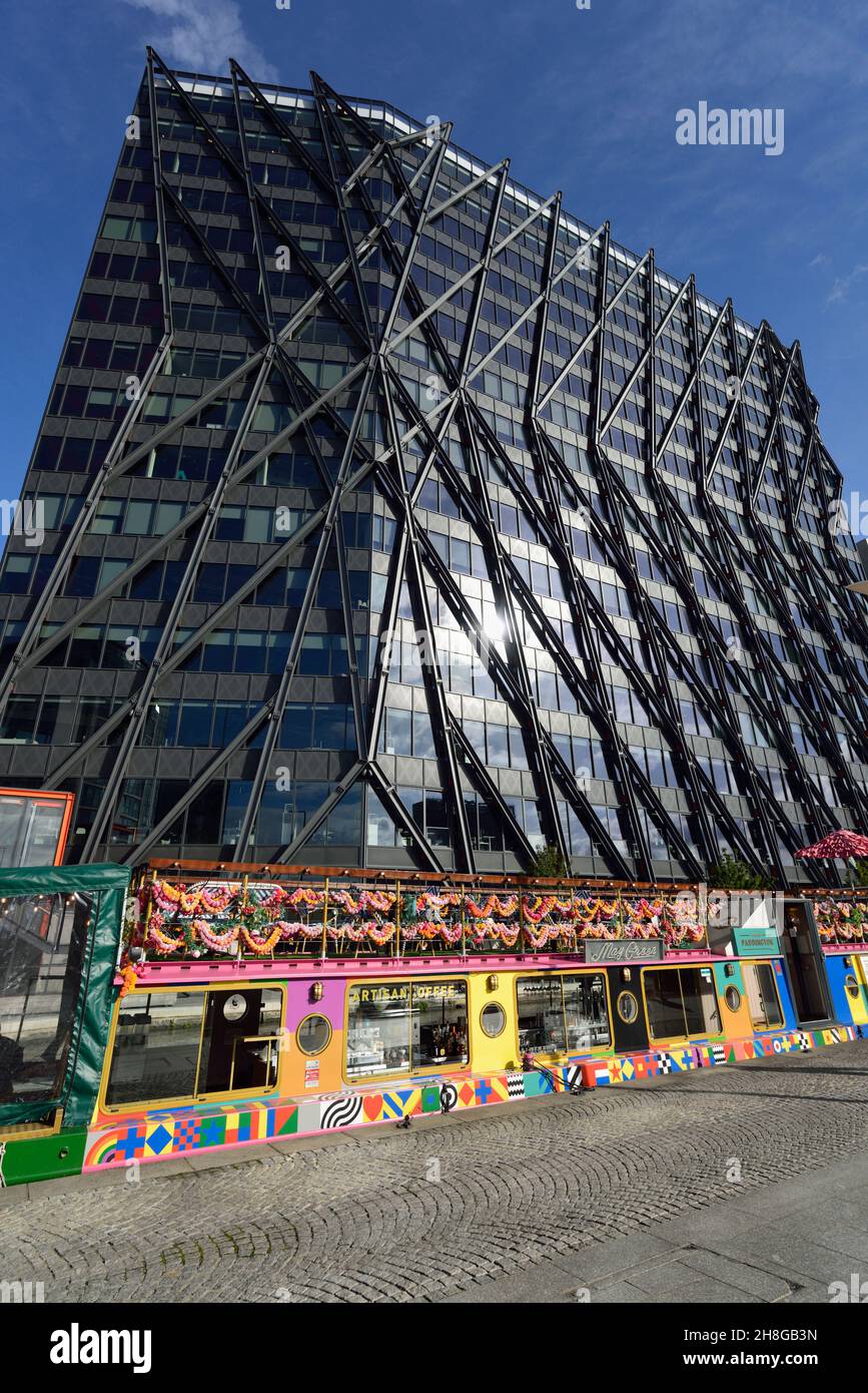 Brunel Building, 55-65 North Wharf Road, Paddington Waterside, Westminster, London, Großbritannien Stockfoto